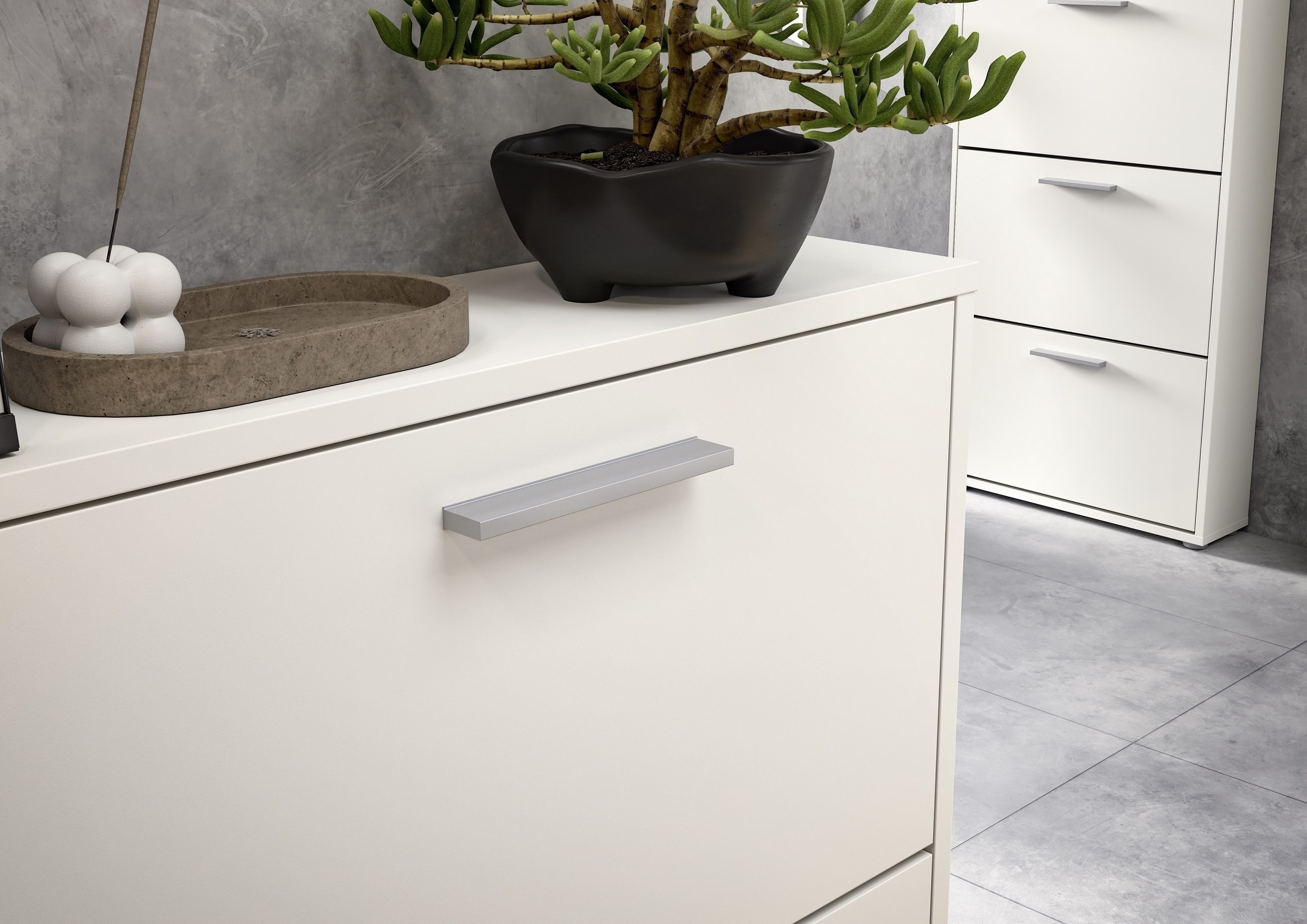 PREISBRECHER Schuhkipper See, in Weiß, Melaminbeschichtet - 59x103x17cm (Bx günstig online kaufen