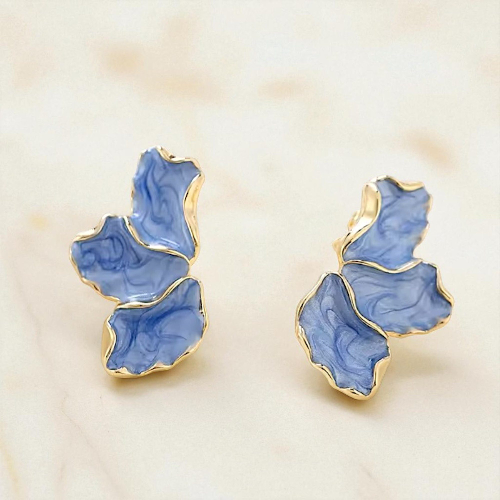 Medusa Accessoires Paar Ohrstecker Royal Blau günstig online kaufen