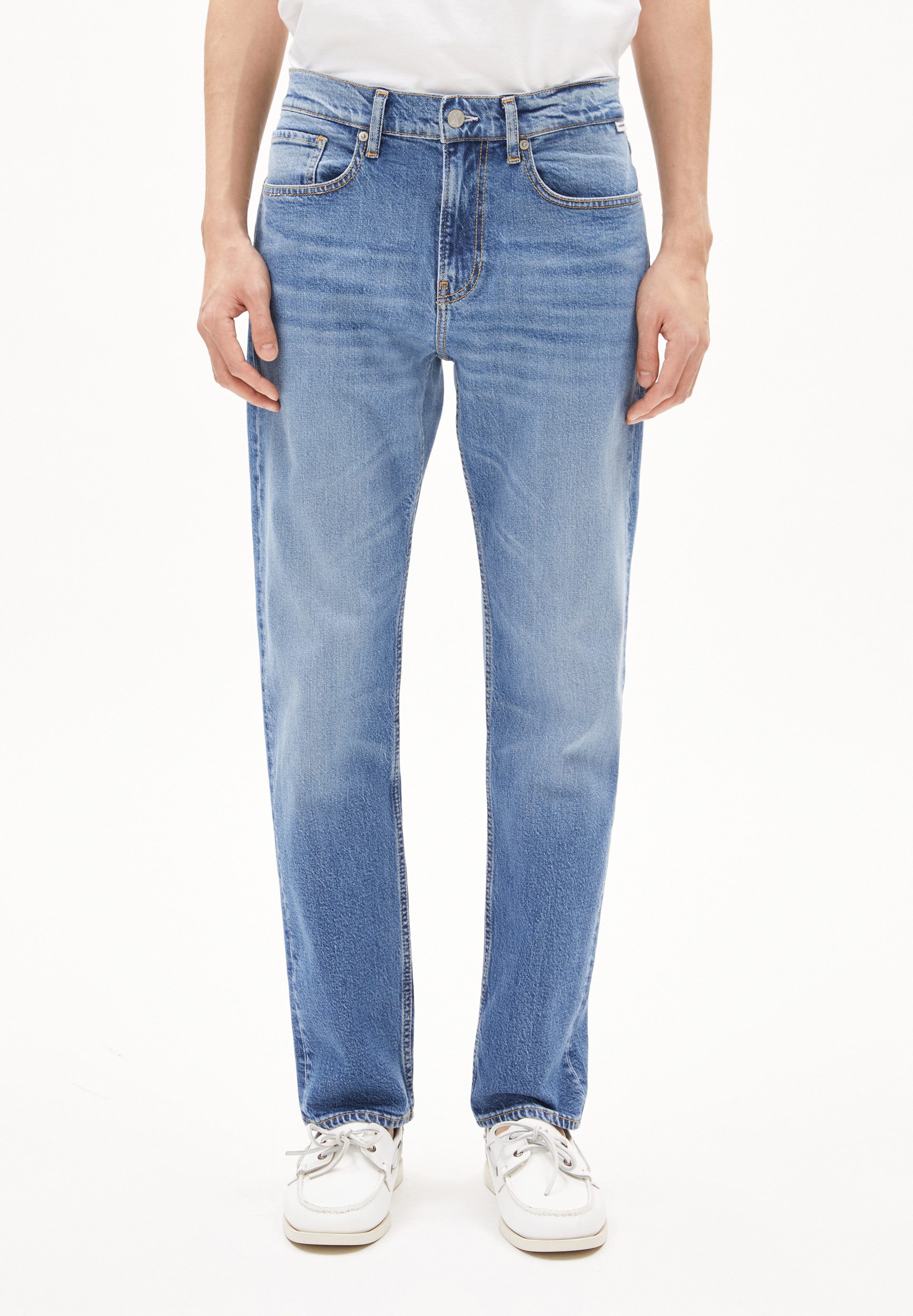 Straight-Jeans DYLAANO Straight Jeans Bio-Baumwoll Mix