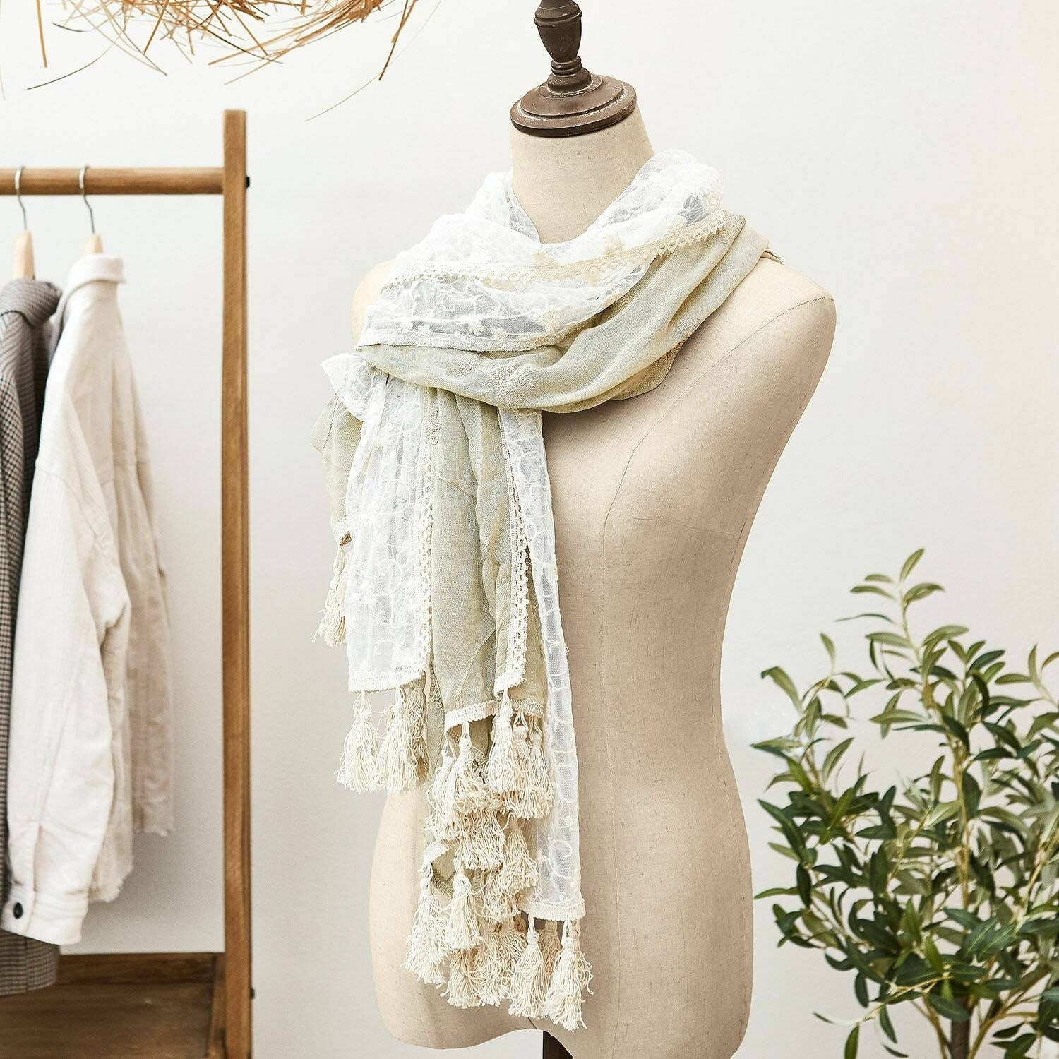 Mirabeau Modeschal Schal Anneli grau/creme, none günstig online kaufen