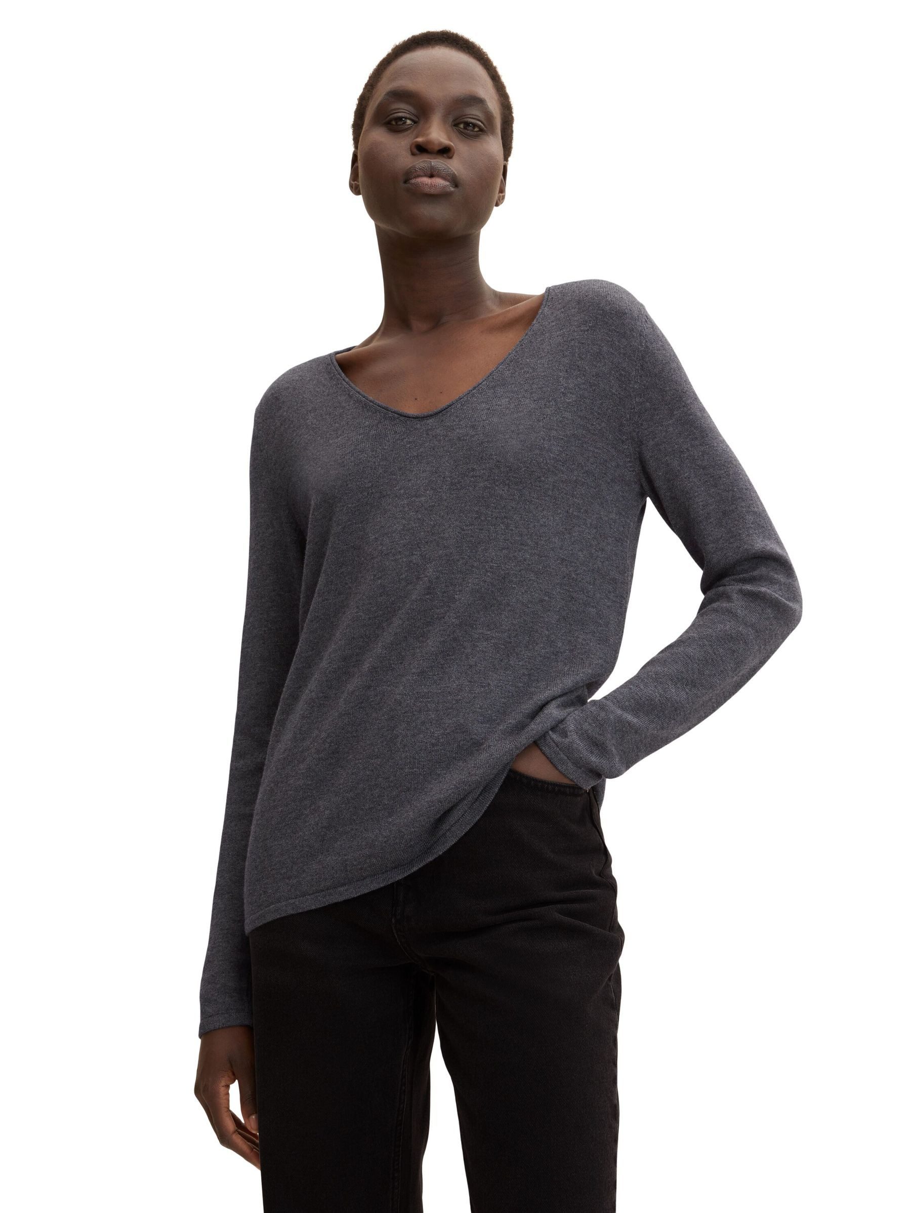 TOM TAILOR Strickpullover Dünner Strickpullover Basic günstig online kaufen