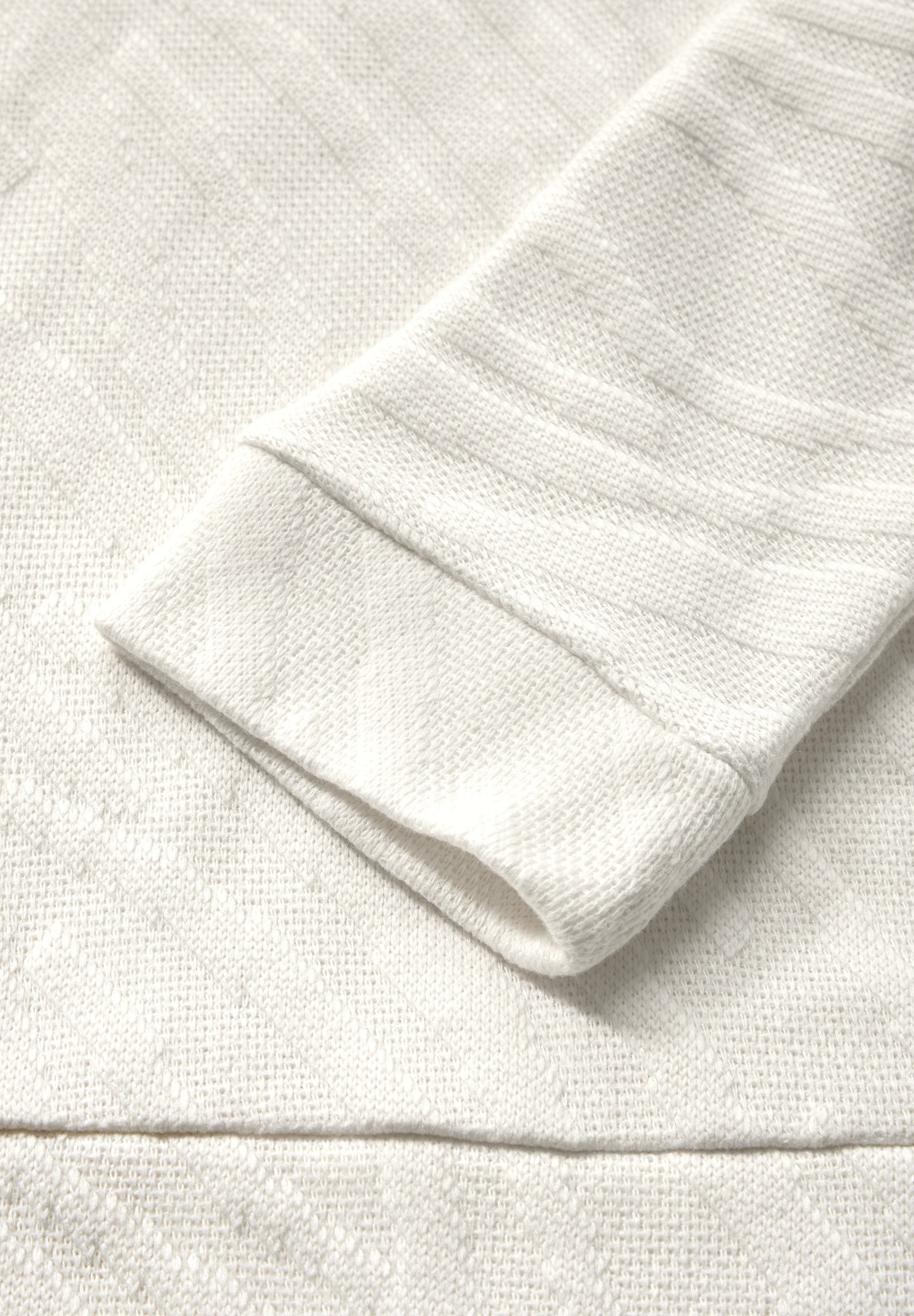 STREET ONE STUDIO T-Shirt aus elastischem Materialmix
