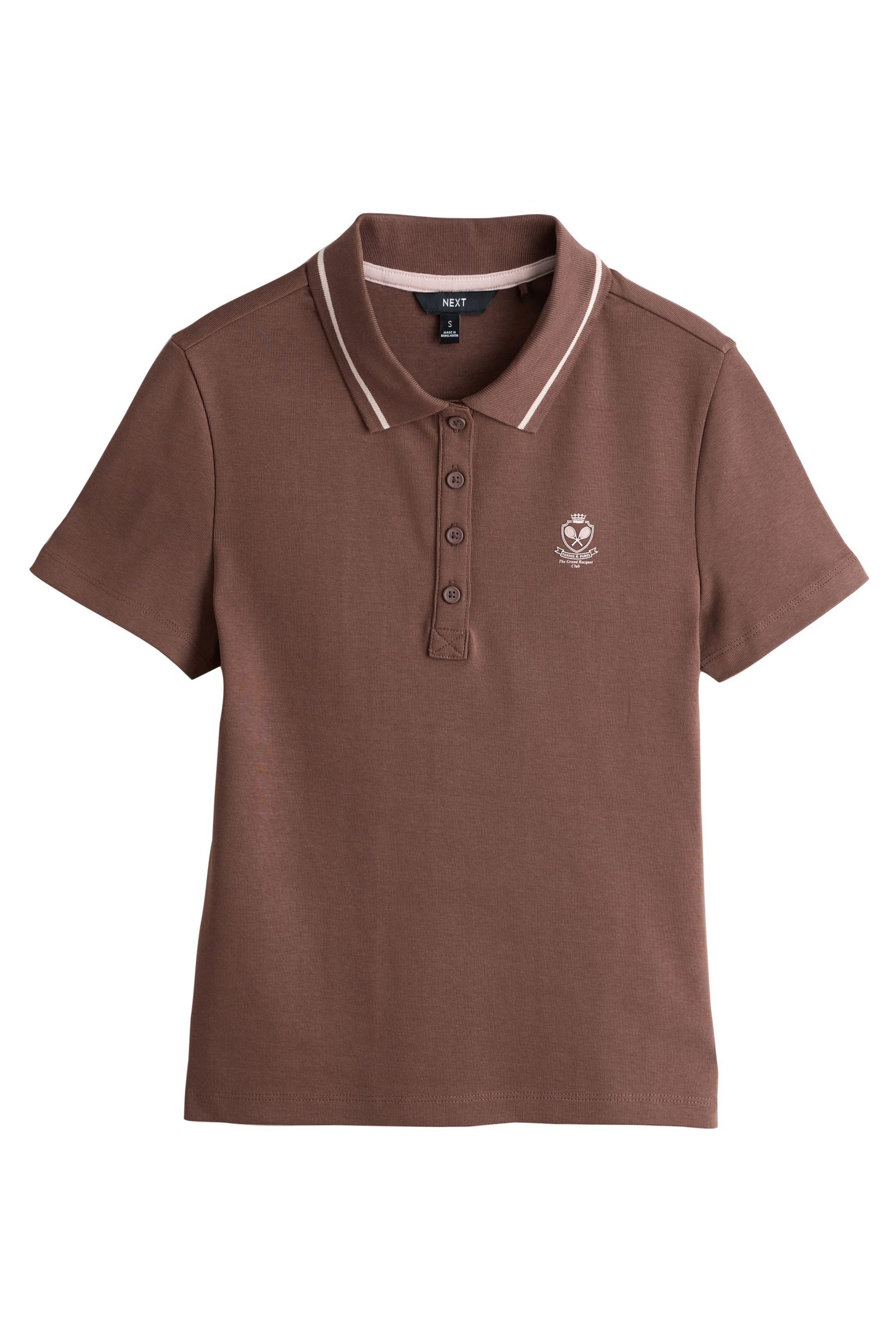 Poloshirt Kurzärmliges, enges Poloshirt