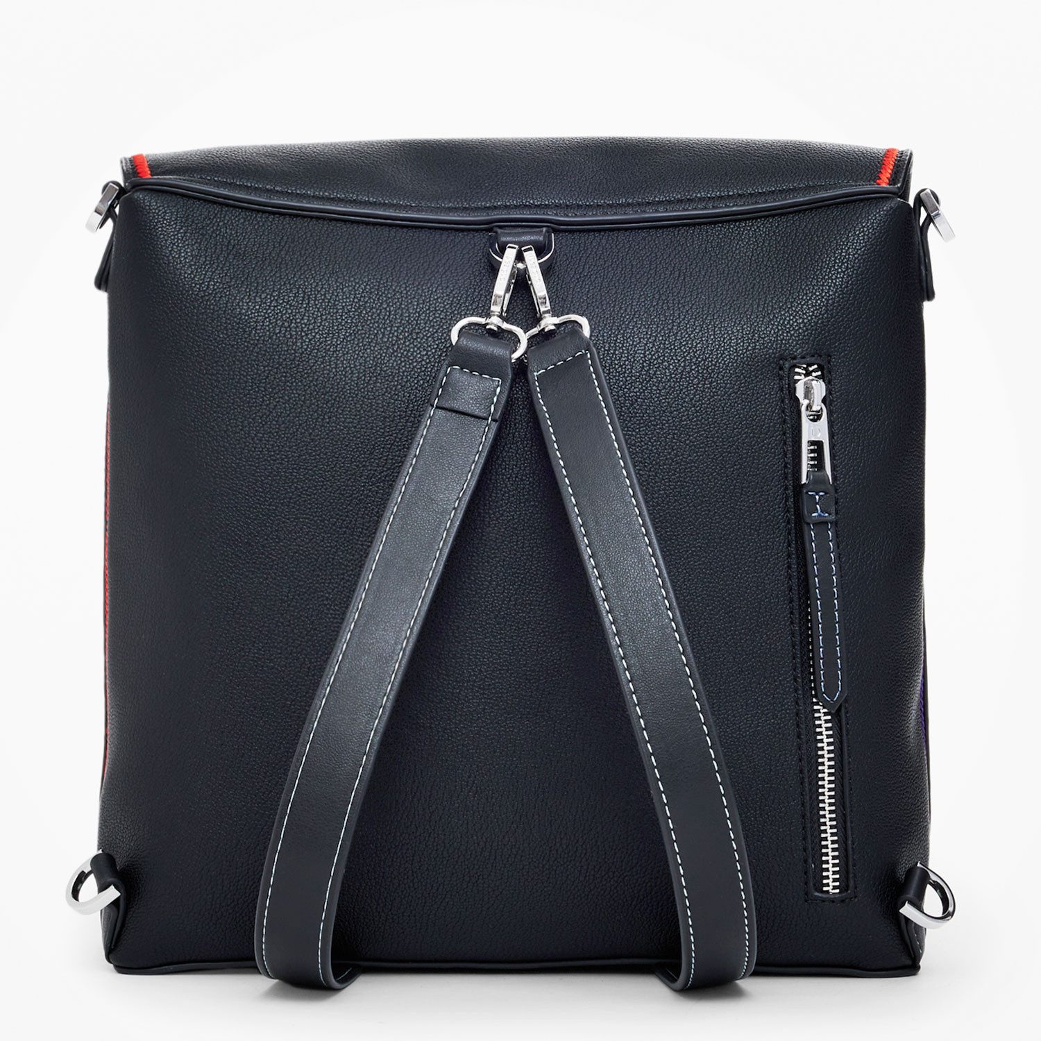 Desigual Umhängetasche Desigual Damen Rucksack/Tasche 2in1 Cleo Black Jersey Black (1, 1-tlg., 1)