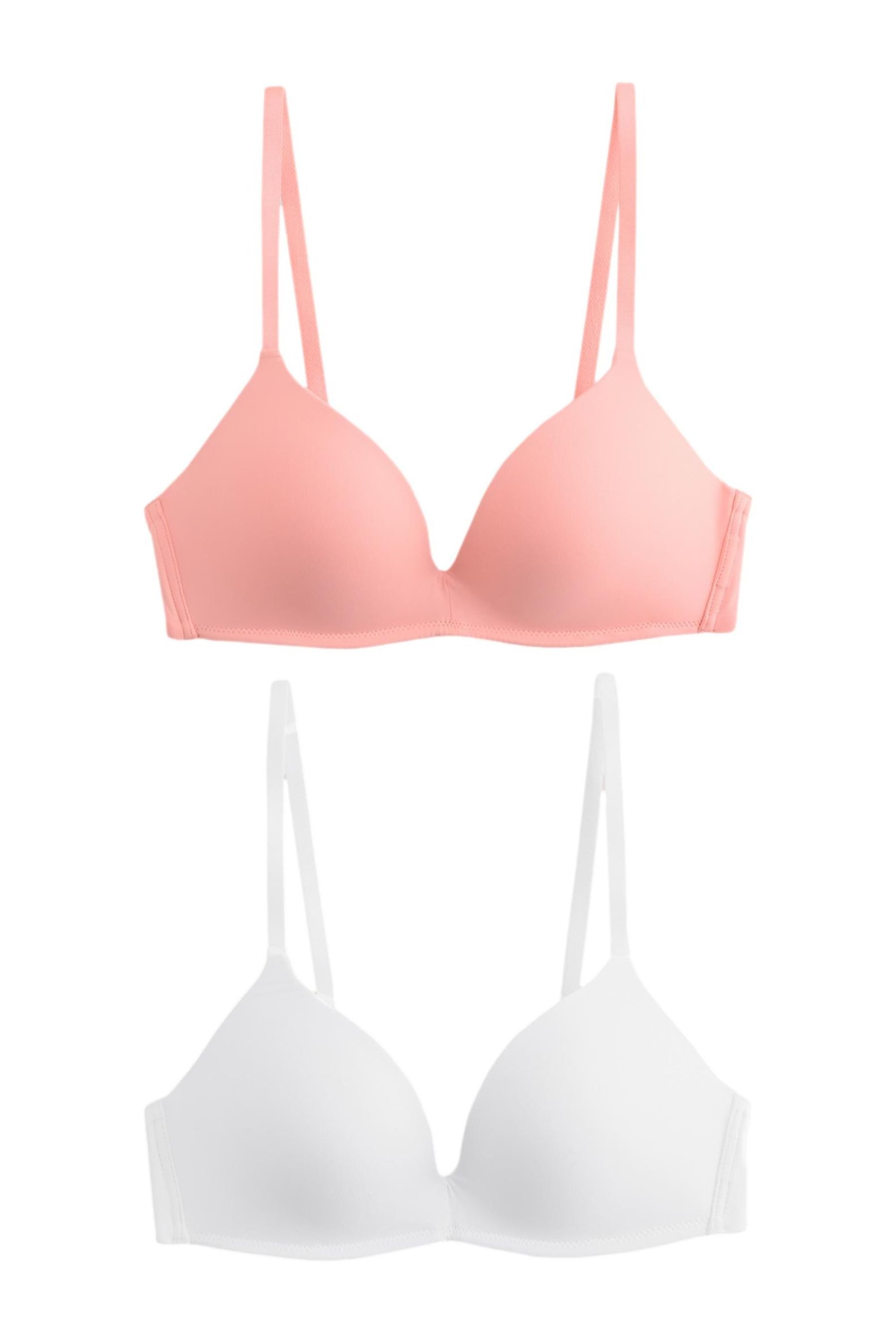 Next Set: Bügelloser BH Glättender Push-up-BH ohne Bügel im 2er-Pack, A-E (2-tlg)