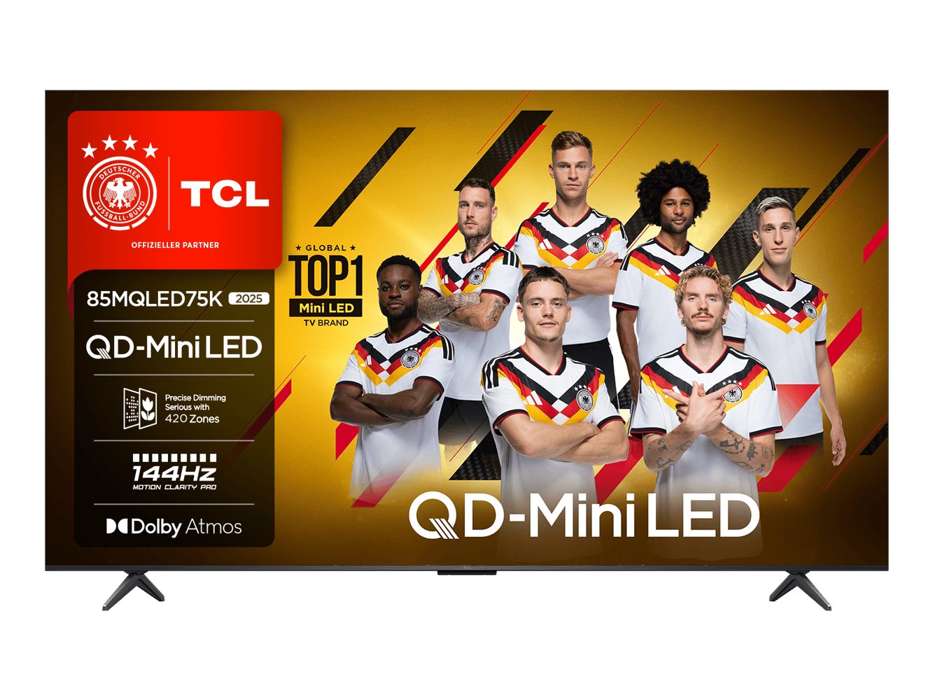 TCL 85MQLED75K QLED Mini LED-Fernseher (85 Zoll, 4K Ultra HD)