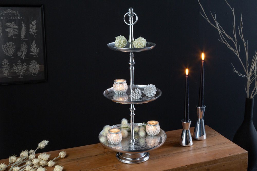 riess-ambiente Dekoetagere ORIENT 65cm silber (Einzelartikel, 1 St), Wohnzi günstig online kaufen