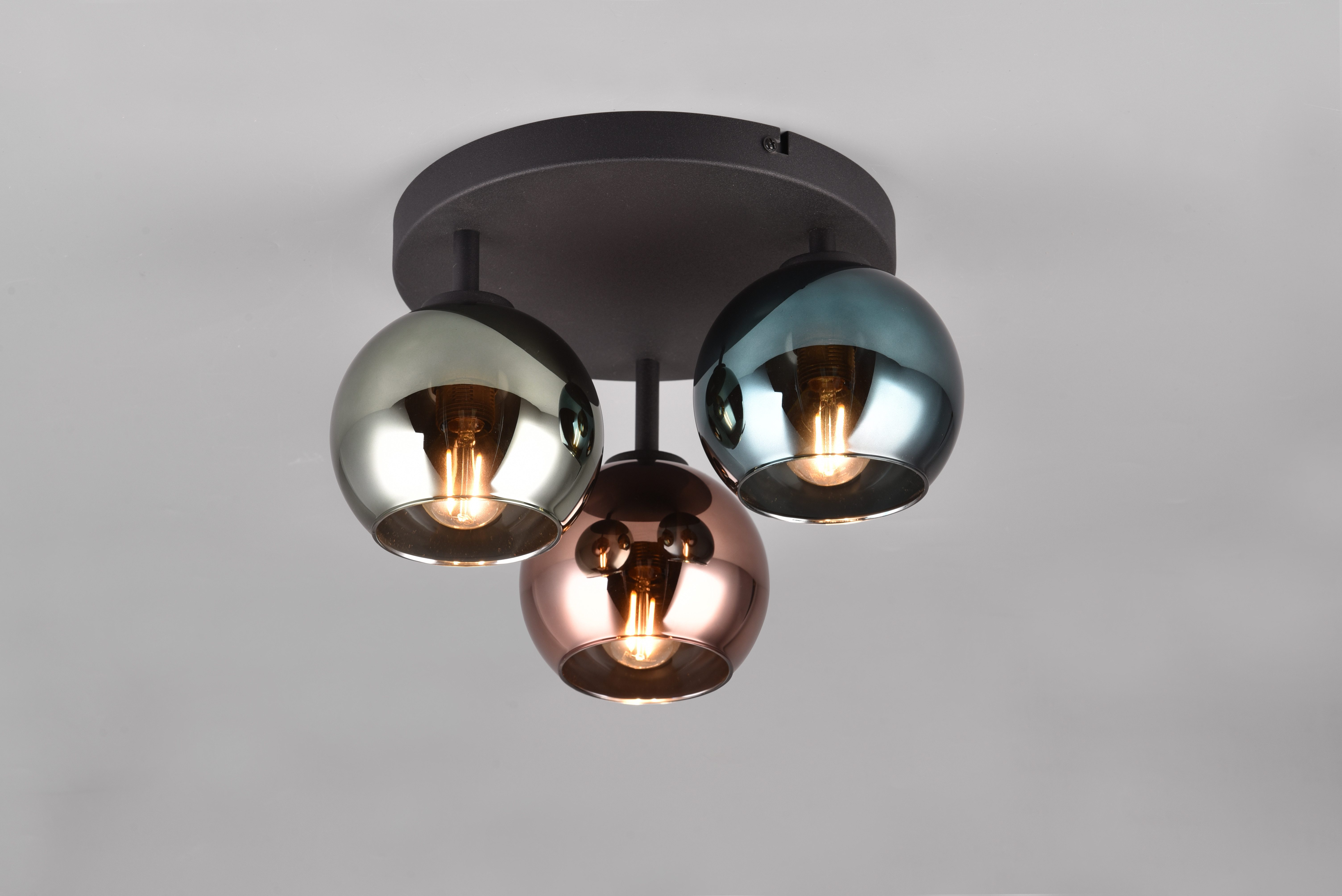 Reality Leuchten Deckenleuchte SHELDON, Deckenlampe 3-flammig günstig online kaufen