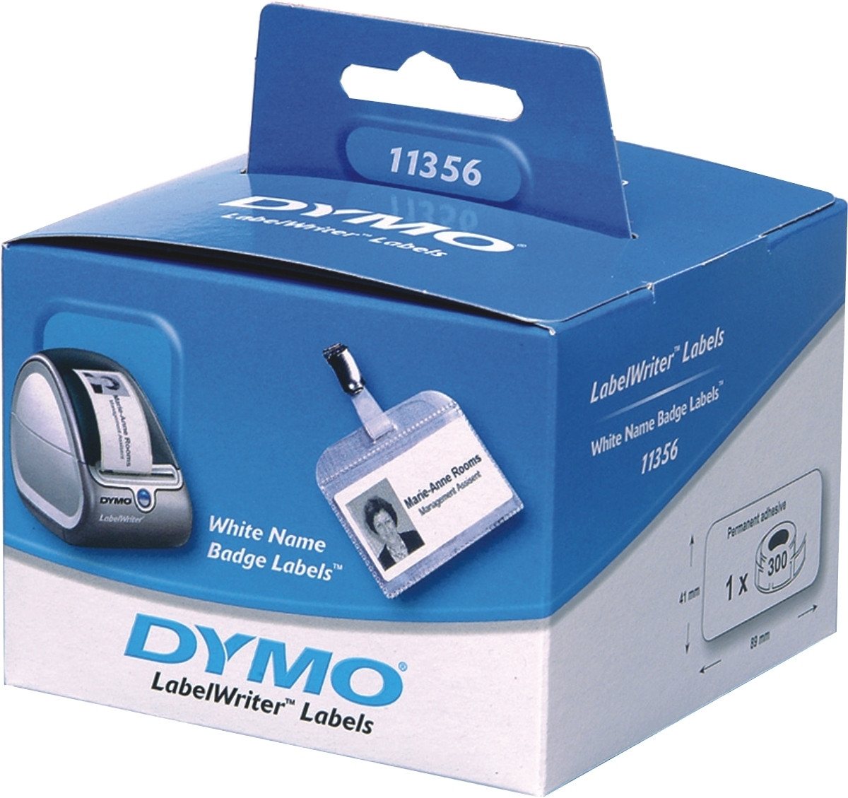 Thumbnail - DYMO Etiketten Etiketten für Labelwriter Namensschilder blanko 89x41mm weiß.