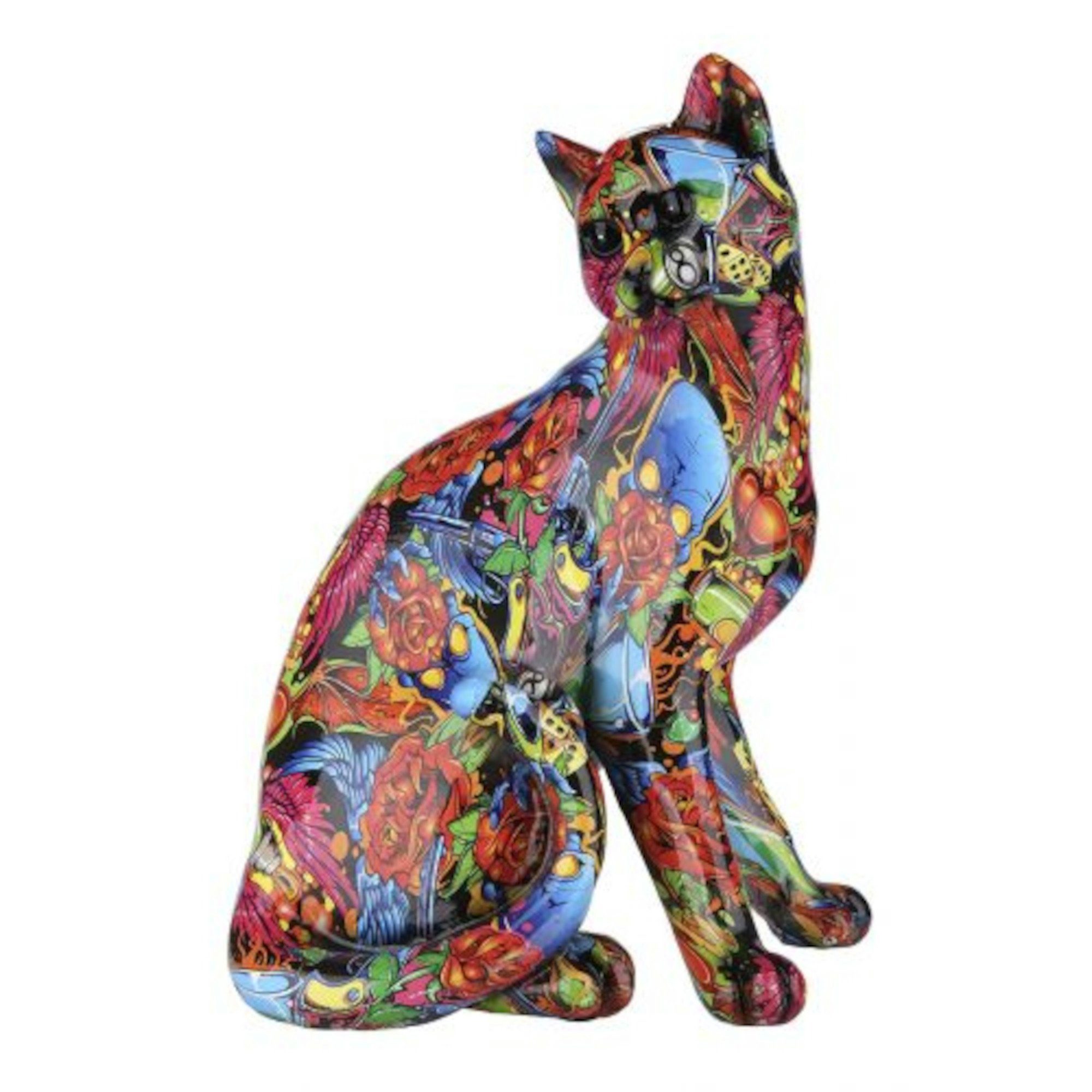 GILDE Skulptur Poly Katze Grafik günstig online kaufen