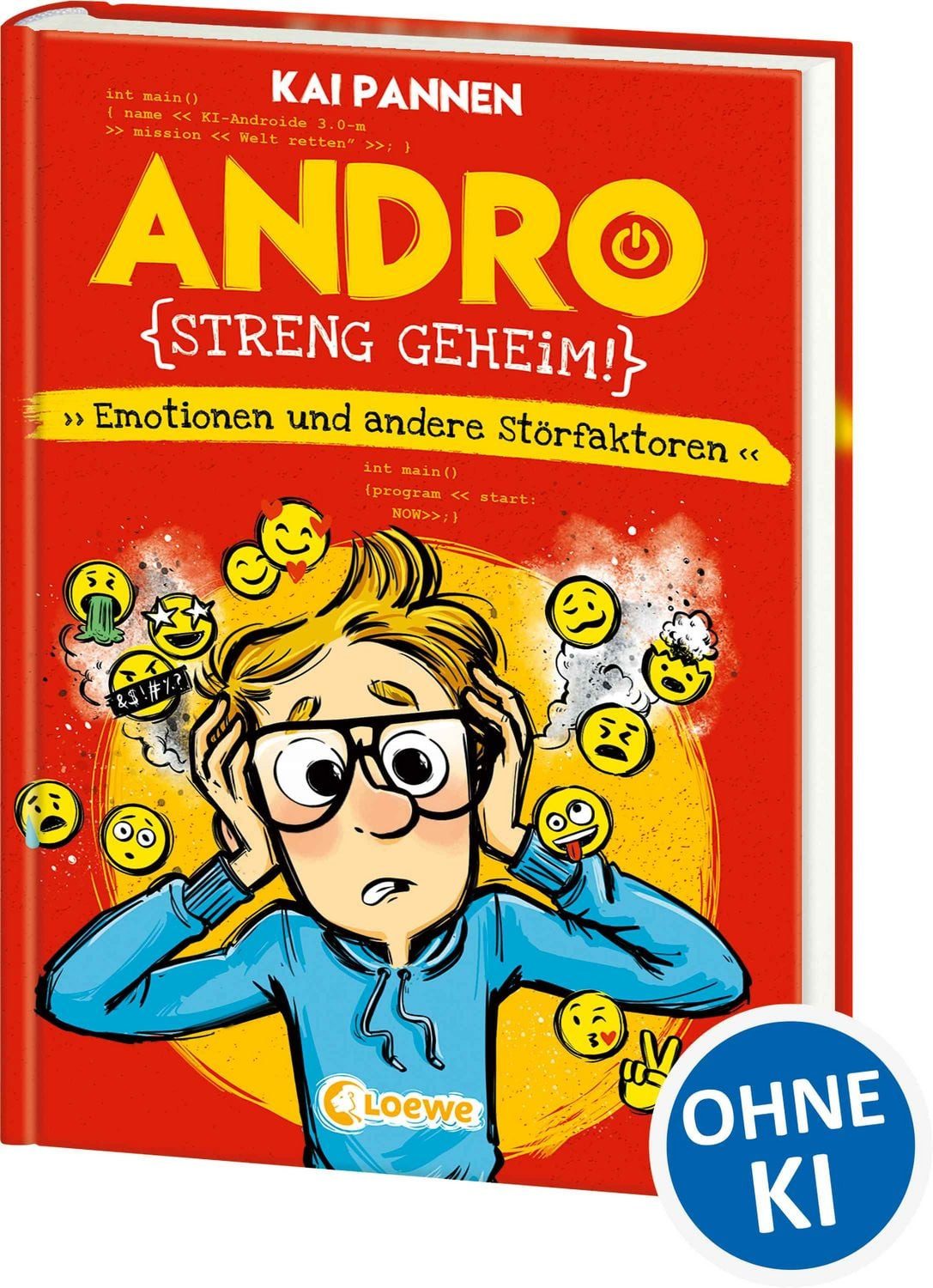 Andro, streng geheim! (Band 2) - Emotionen und andere Störfaktoren / Kai Pannen, Erlebe Andros zweites Schulabenteuer - Lustiges Kinderbuch mit witzigen Illustrationen für Jungen und Mädchen ab 8 Jahren