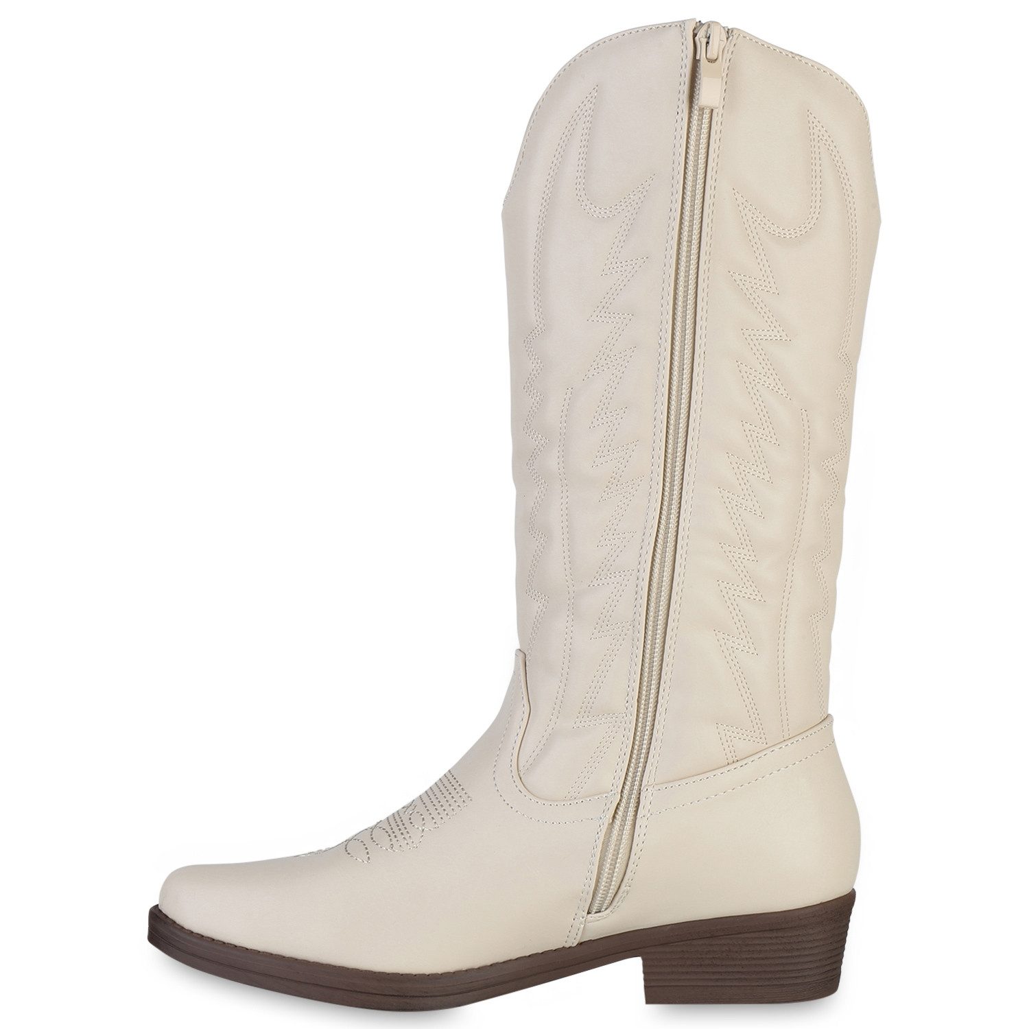 VAN HILL 839106 Cowboystiefel Damen Leicht Gefütterte Cowboystiefel Stiefel günstig online kaufen