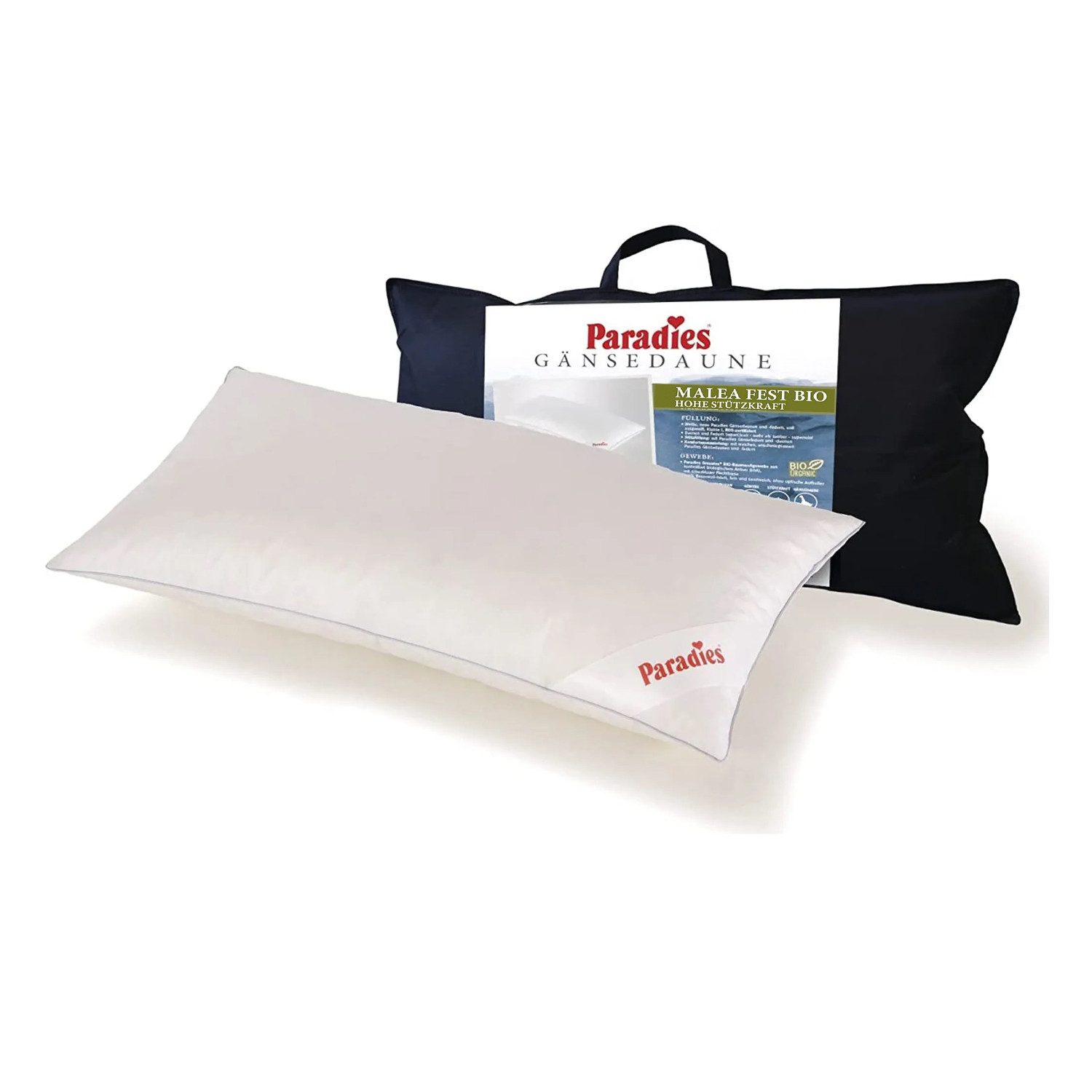 Paradies Federkopfkissen Paradies Gänsedaunen Kopfkissen Malea fest 15% Dau günstig online kaufen
