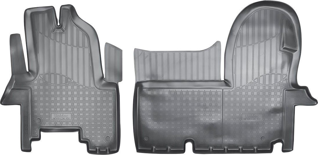 RECAMBO Passform-Fußmatten CustomComforts (4 St), für IVECO Daily, IV + V 2006 - 2014, perfekte Passform | Automatten