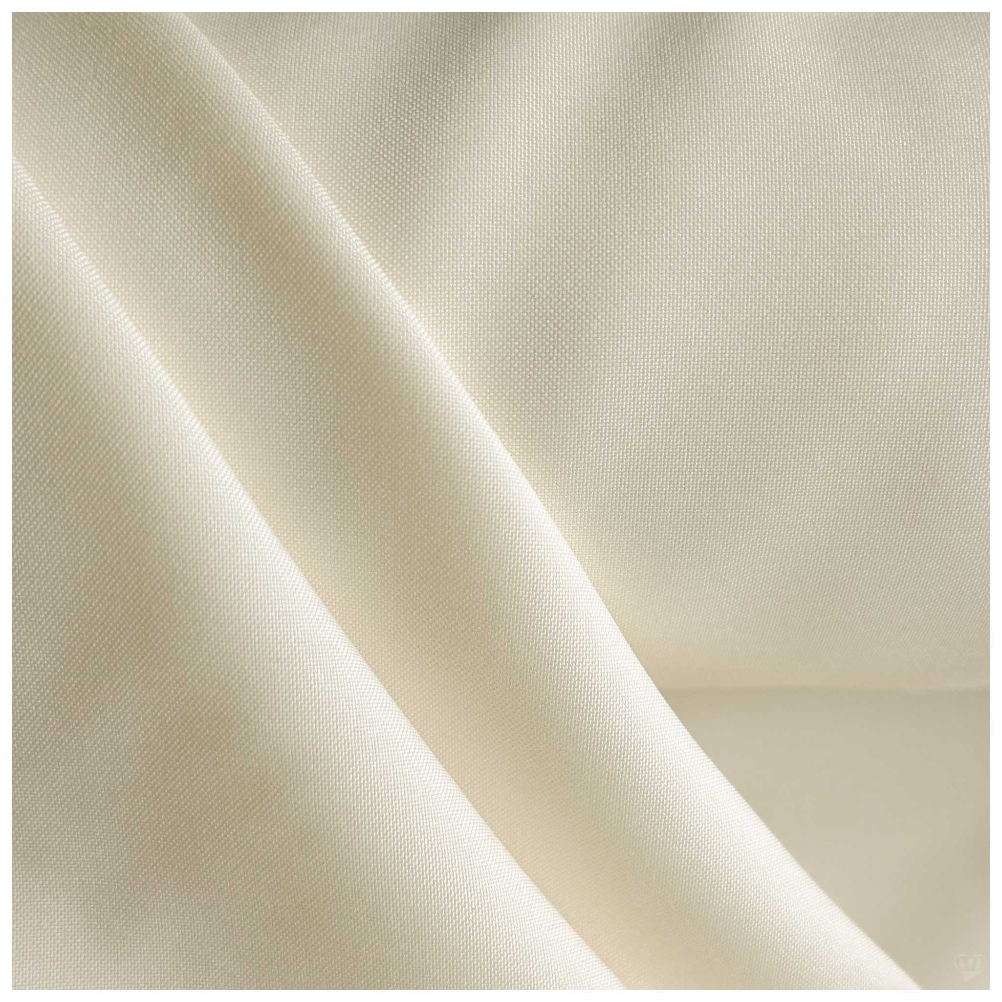 maDDma Stoff Burlington-Stoff ab 1m x 150cm breit Polyesterstoff Allroundstoff, creme