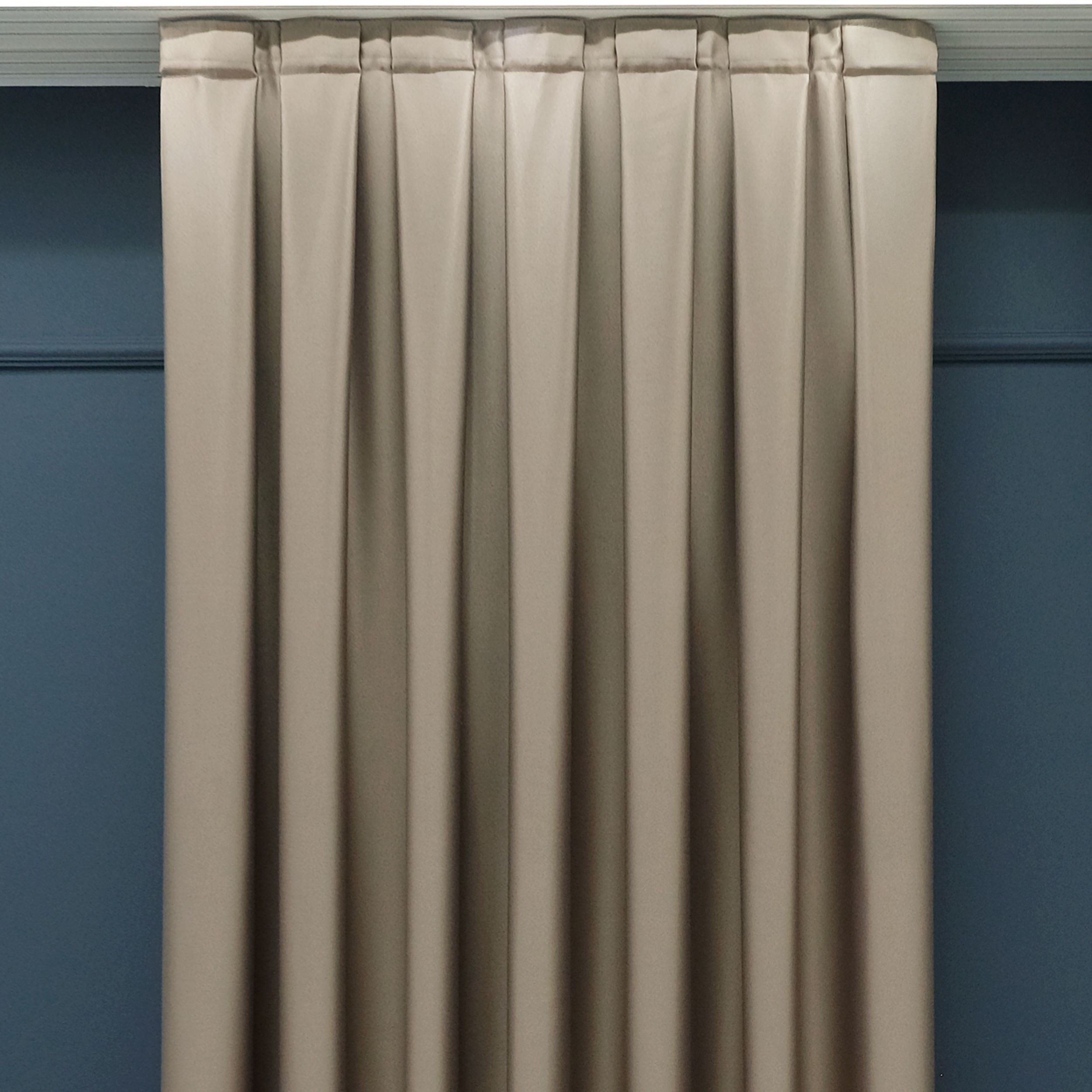 Gardinen by Justyna Vorhang 2er Seiten Schal Set Blackout (4 St), Kräuselband, verdunkelnd, Polyester, Blackout, Verdunkelung, blickdicht, wärmeisolierend, pfle – Bild 4 von 5