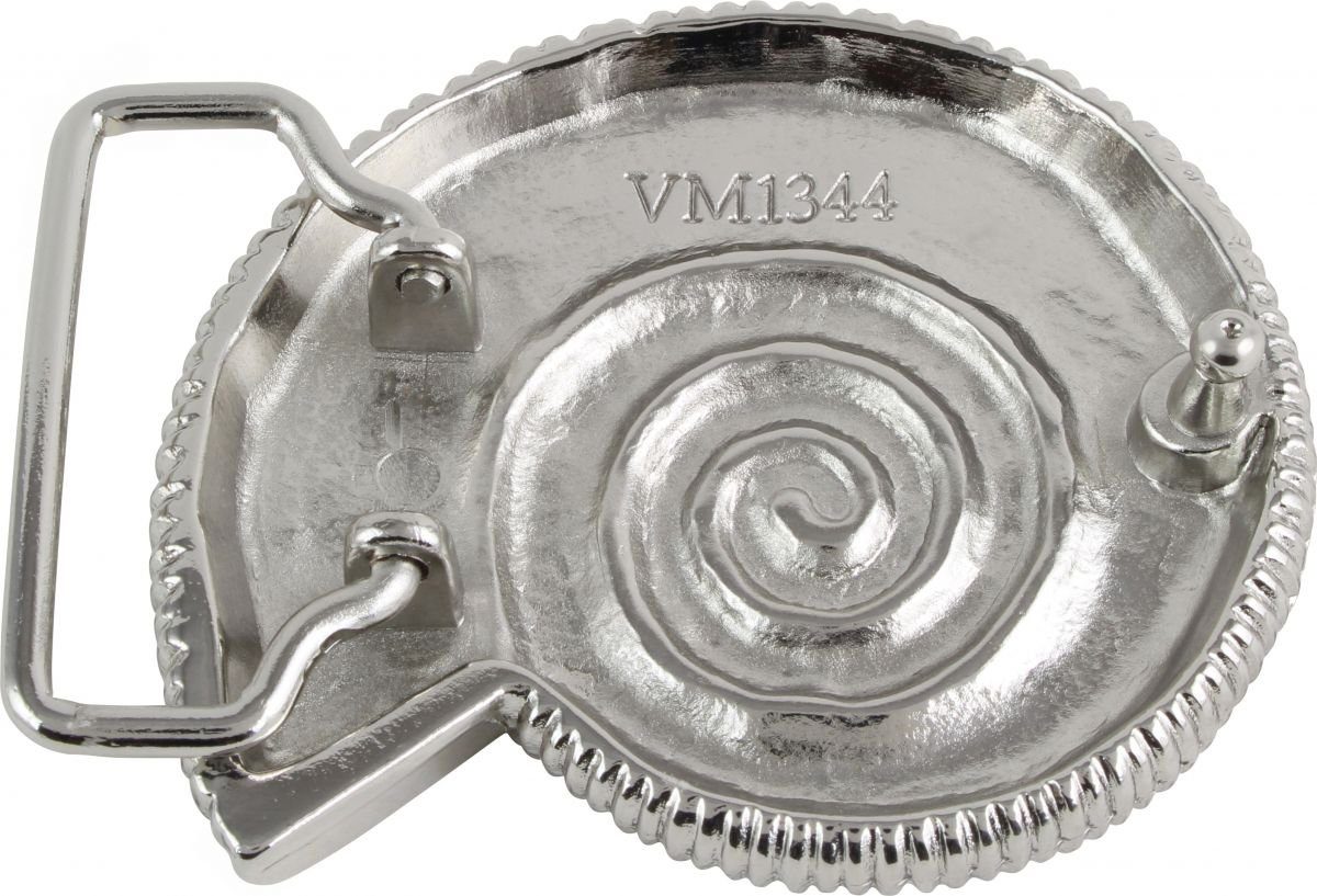 4,0 Muschel Silber Gürtel 40mm Buckle glänzend - Gürtelschließe - cm Gürtelschnalle BELTINGER bis Wechselschließe 4cm