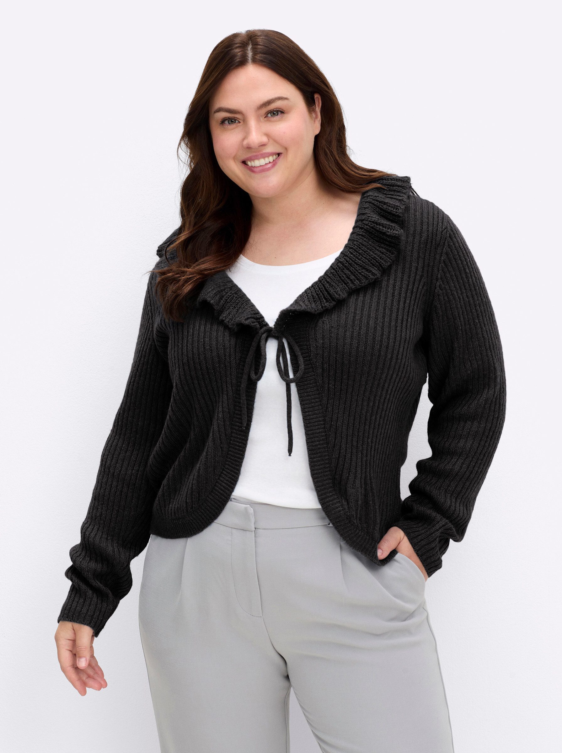 sheego by Joe Browns Strickjacke Strickjacke Langarm günstig online kaufen