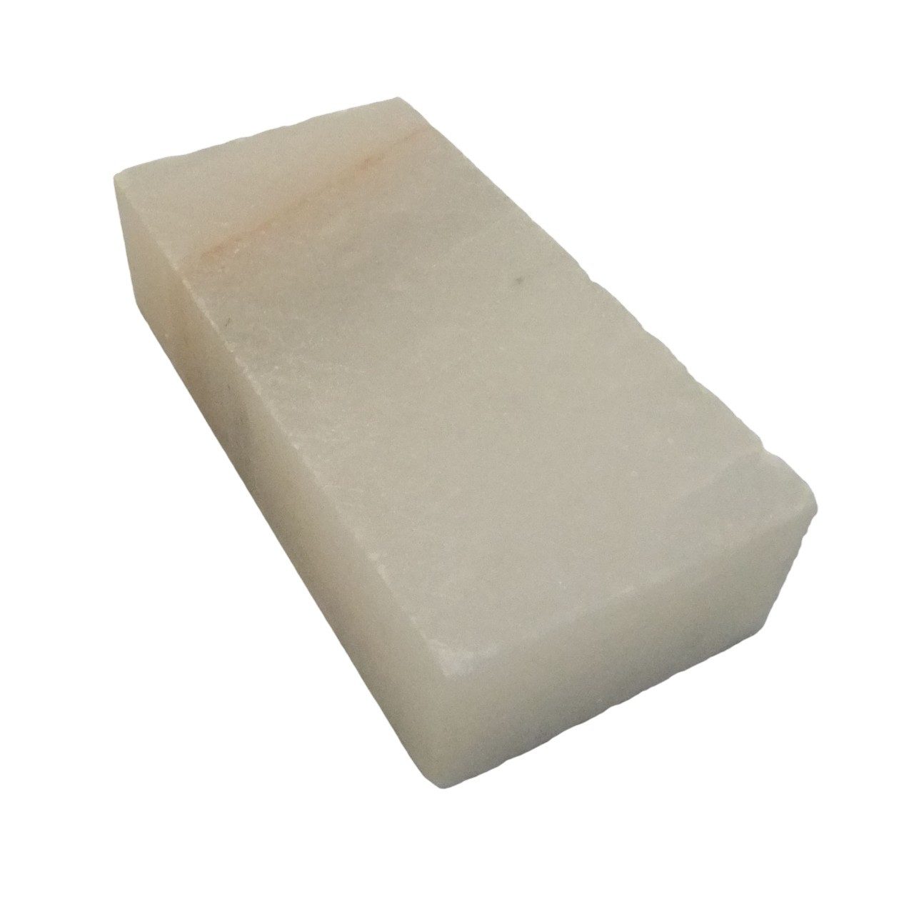 Pramodan & Dinesh Wandfliese Salzziegel 20x10x5 cm, Weißsalz, Steinsalz 20x10, Weiss, 10 Stück, jeder Ziegel ein Unikat