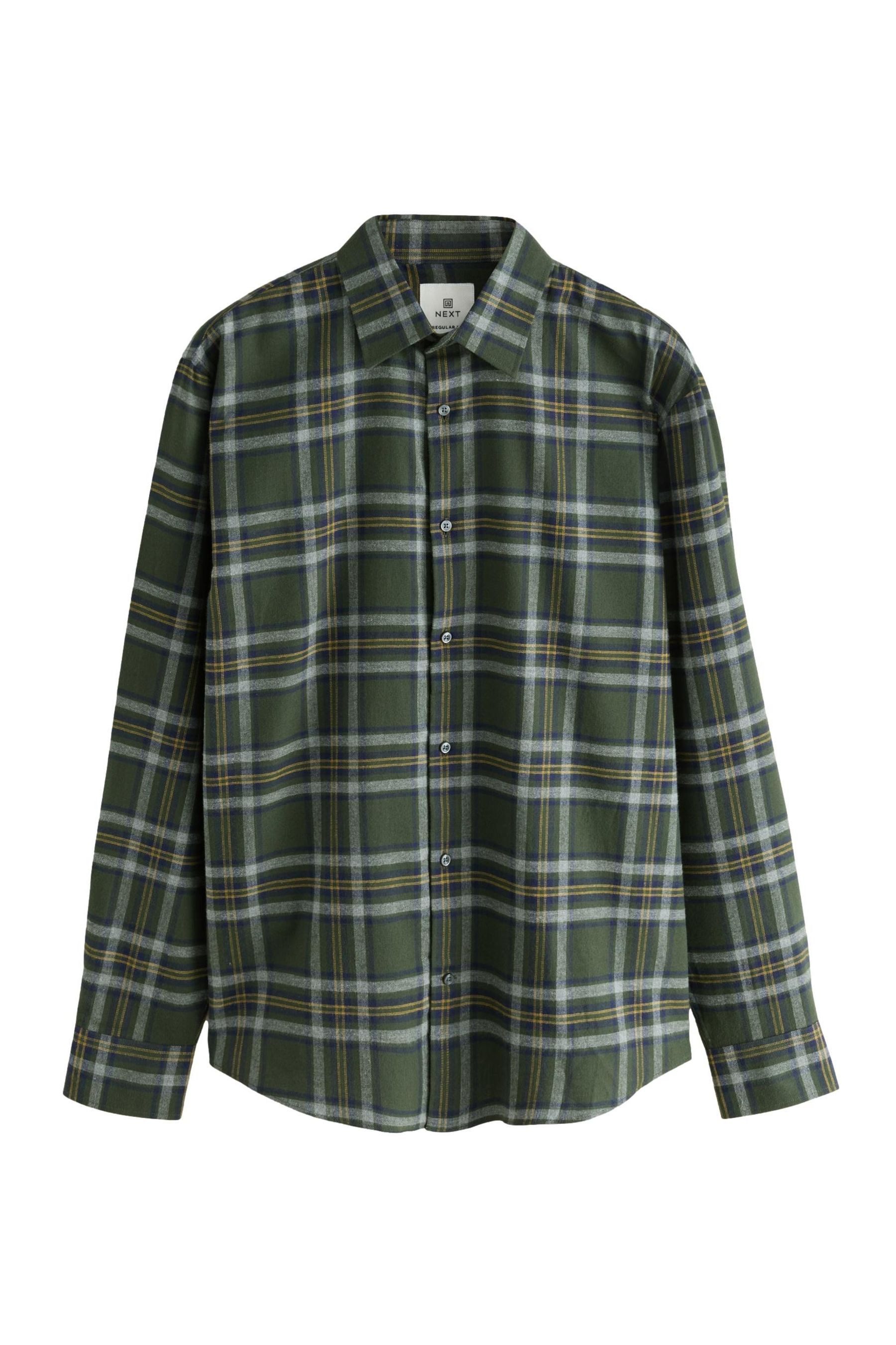Next Flanellhemd Angerautes, kariertes Flanellhemd aus Baumwolle (1-tlg) günstig online kaufen