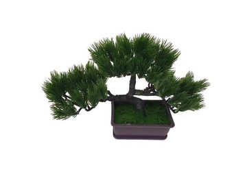 Kunstbonsai Künstlicher Bonsai Baum im Topf 21cm, sesua, Höhe 21 cm