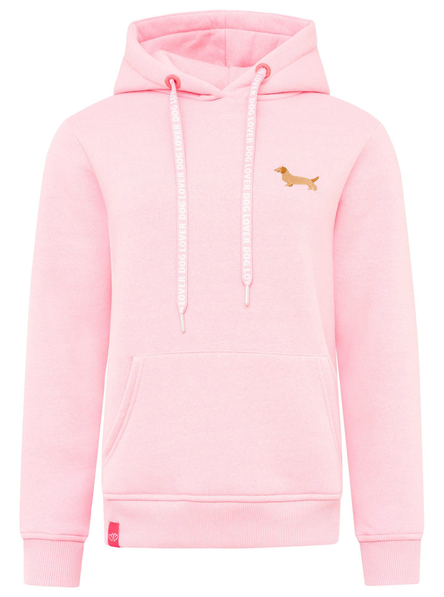 Zwillingsherz Hoodie "Kleiner Dackel" "Dackel"-Stickerei, bedruckter Kordel günstig online kaufen