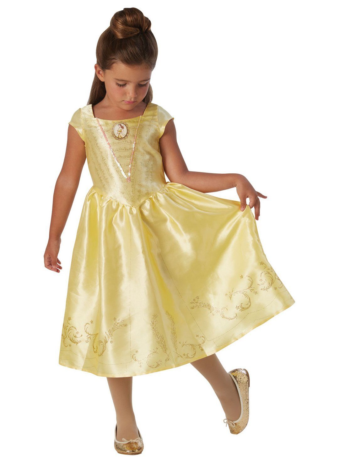 Rubie´s Kostüm Disney Prinzessin Belle Kostüm für Kinder, Klassische Märchenprinzessin aus dem Disney Universum