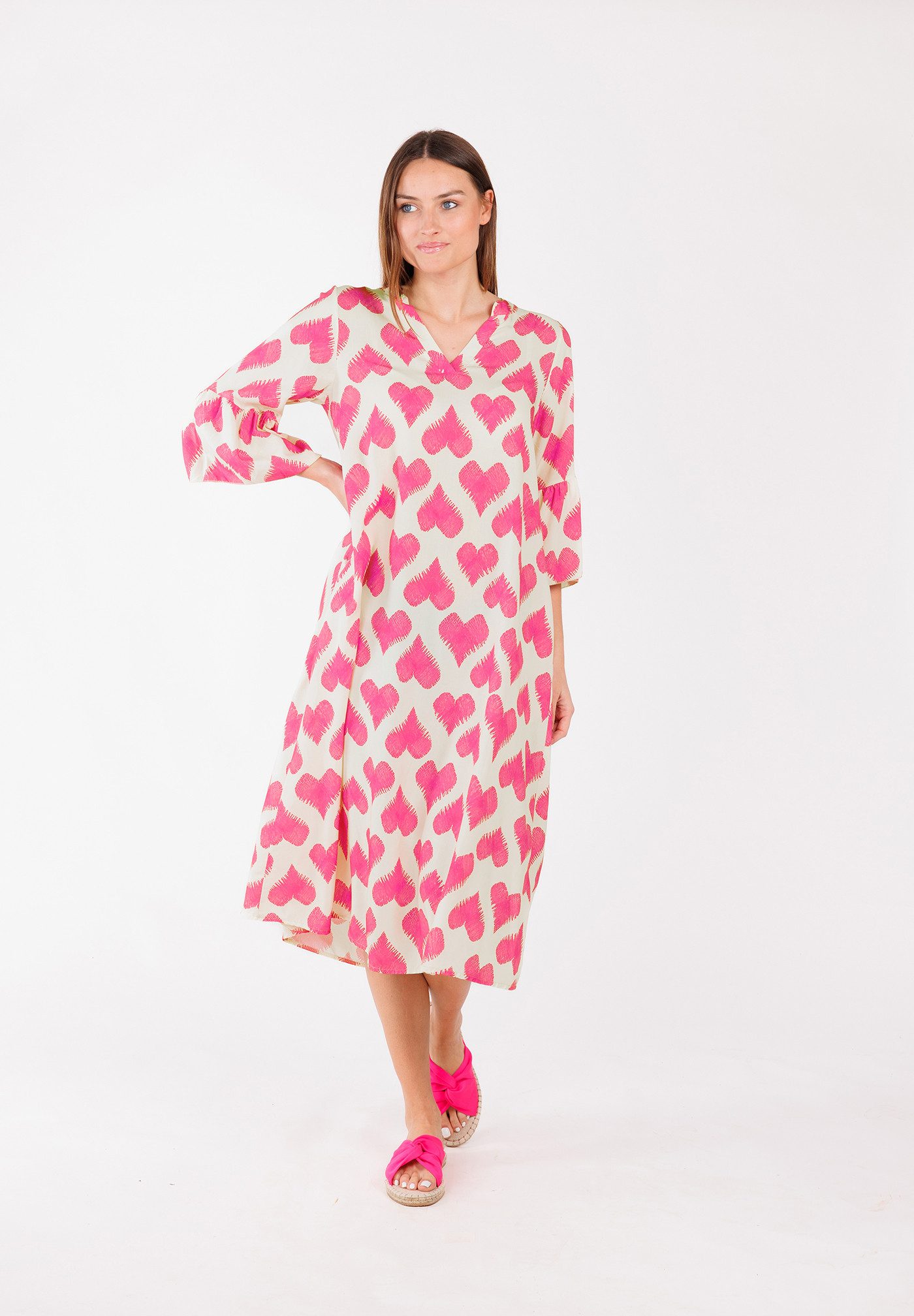 Key Largo Druckkleid WD HUGS v-neck (1-tlg) günstig online kaufen