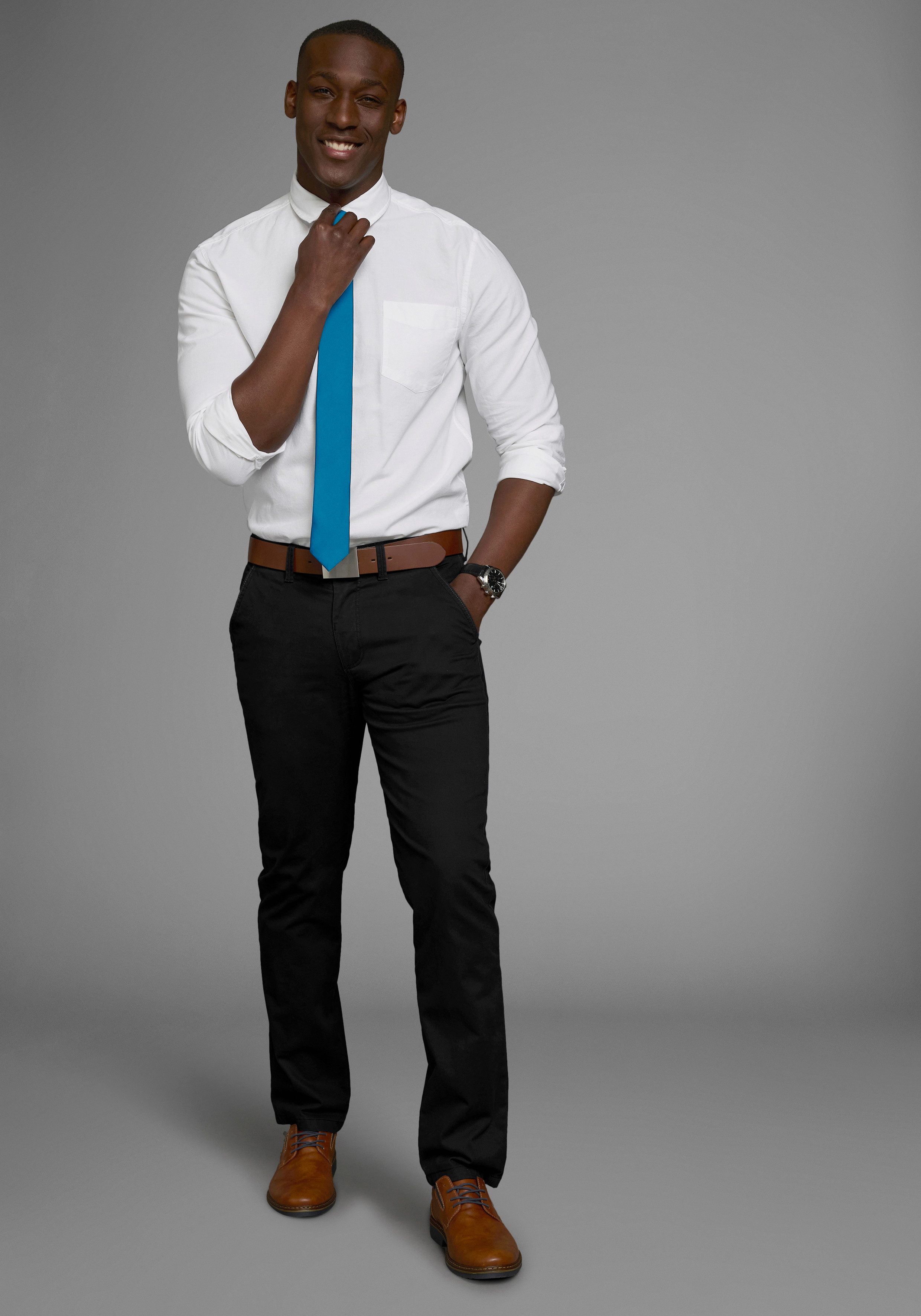 Man's World Krawatte in klassischen Farben & Slim-Breite - neue Farben bord günstig online kaufen