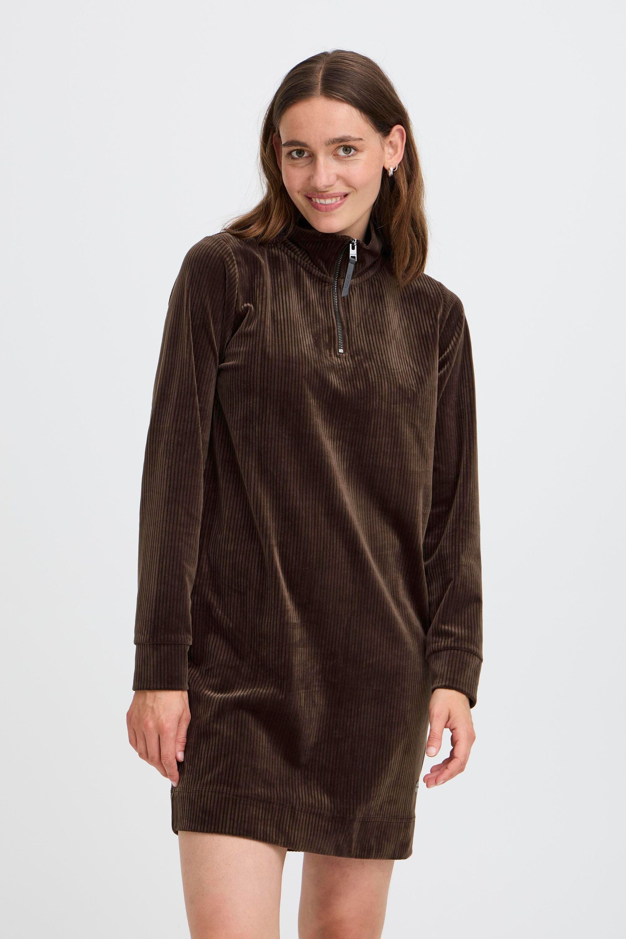 OXMO Sweatkleid OXEBBA HALFZIP DRESS schickes günstig online kaufen