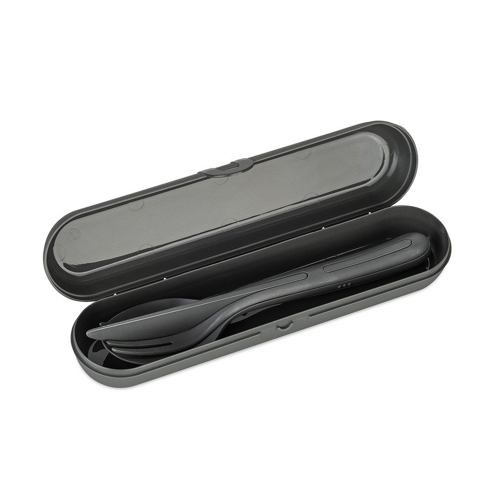 KOZIOL Besteck-Set KLIKK READY Besteck Etui + Besteckset (4-tlg), 1 Personen, Kunststoff – Bild 2 von 4