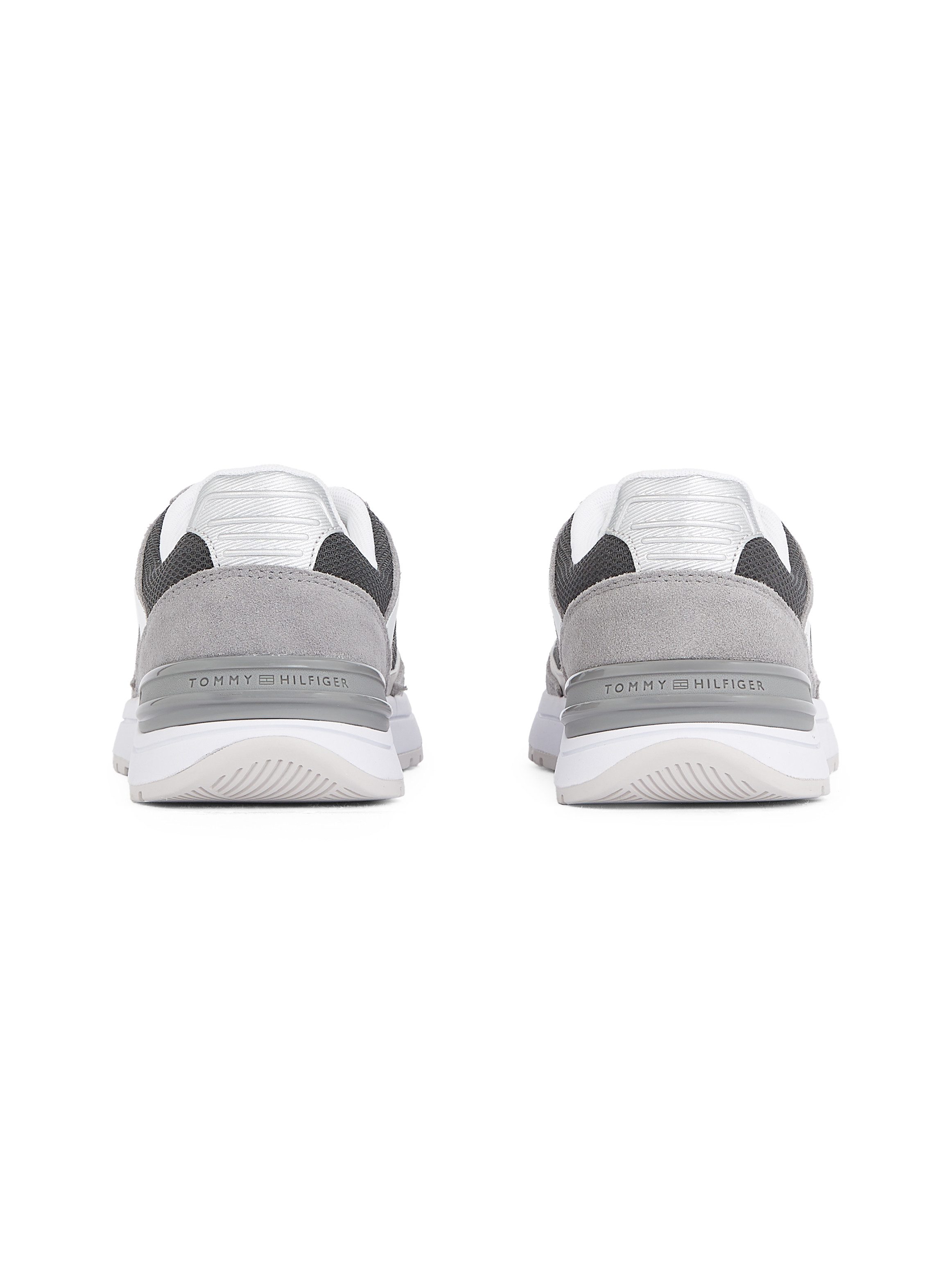 Tommy Hilfiger CASUAL FASHION RUNNER MIX Keilsneaker, Freitzeitschuh, Halbschuh, Schnürschuh im Kontrast-Look