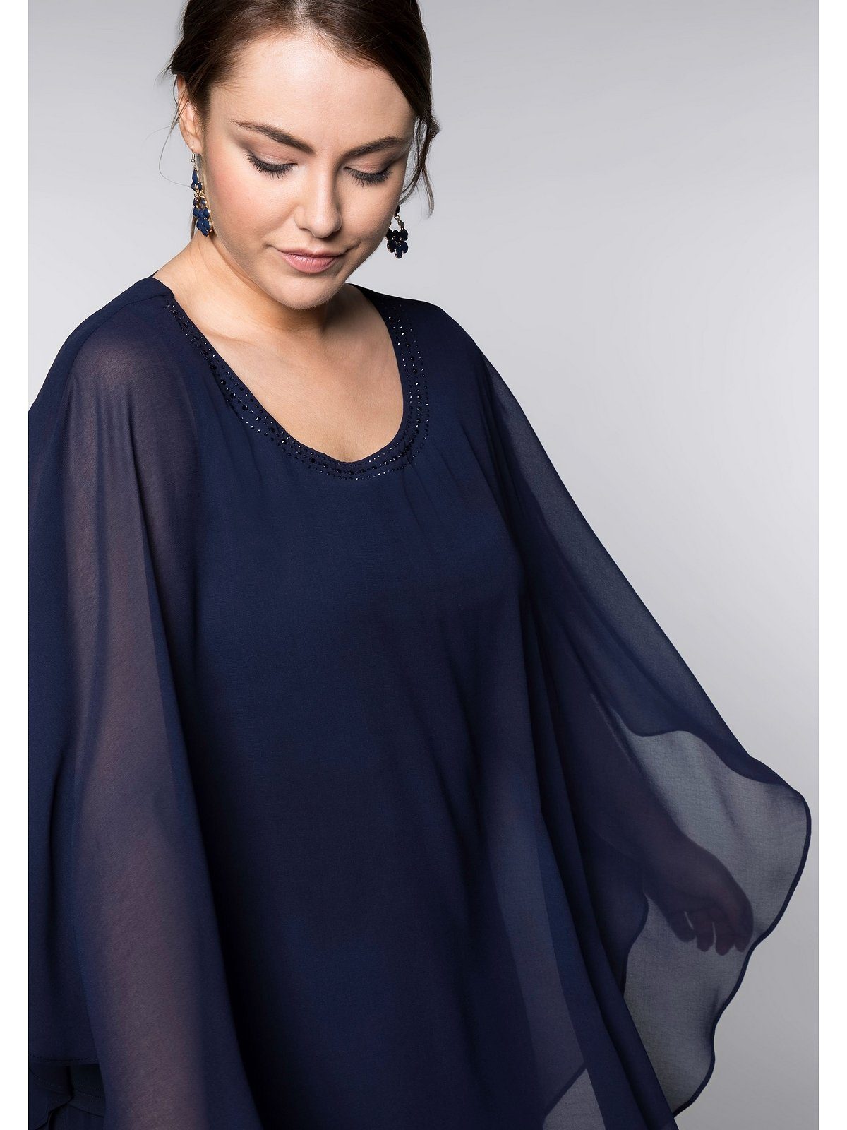 Sheego Tunika Große Größen in eleganter 2-in-1-Optik