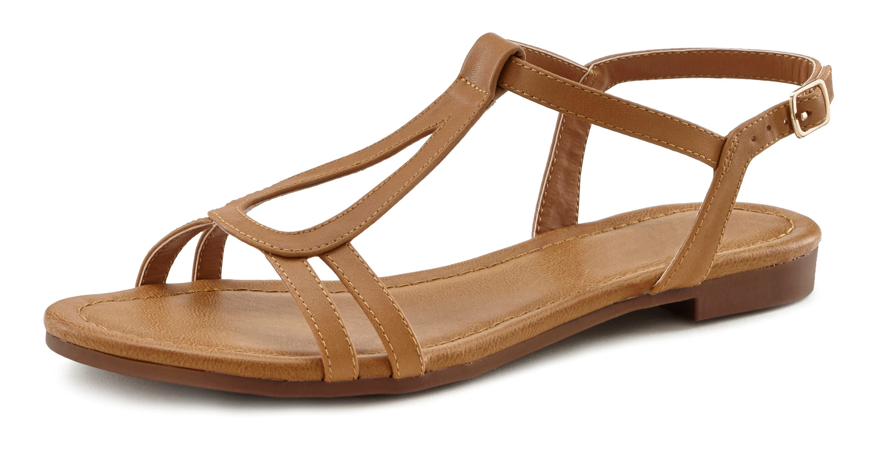Vivance Sommerschuh Sandale Sandalette, Sommerschuh mit raffinierten Riemch günstig online kaufen