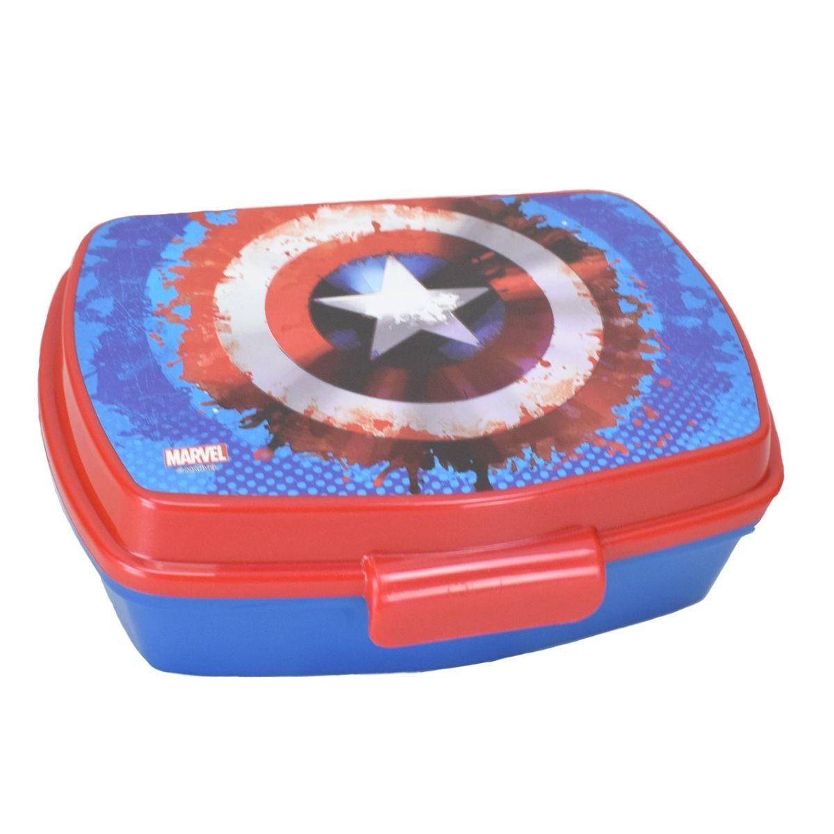 Stor Lunchbox Brotdose Captain America Marvel Lunchbox 16,5x13,5x6 cm Pausenbrotbox