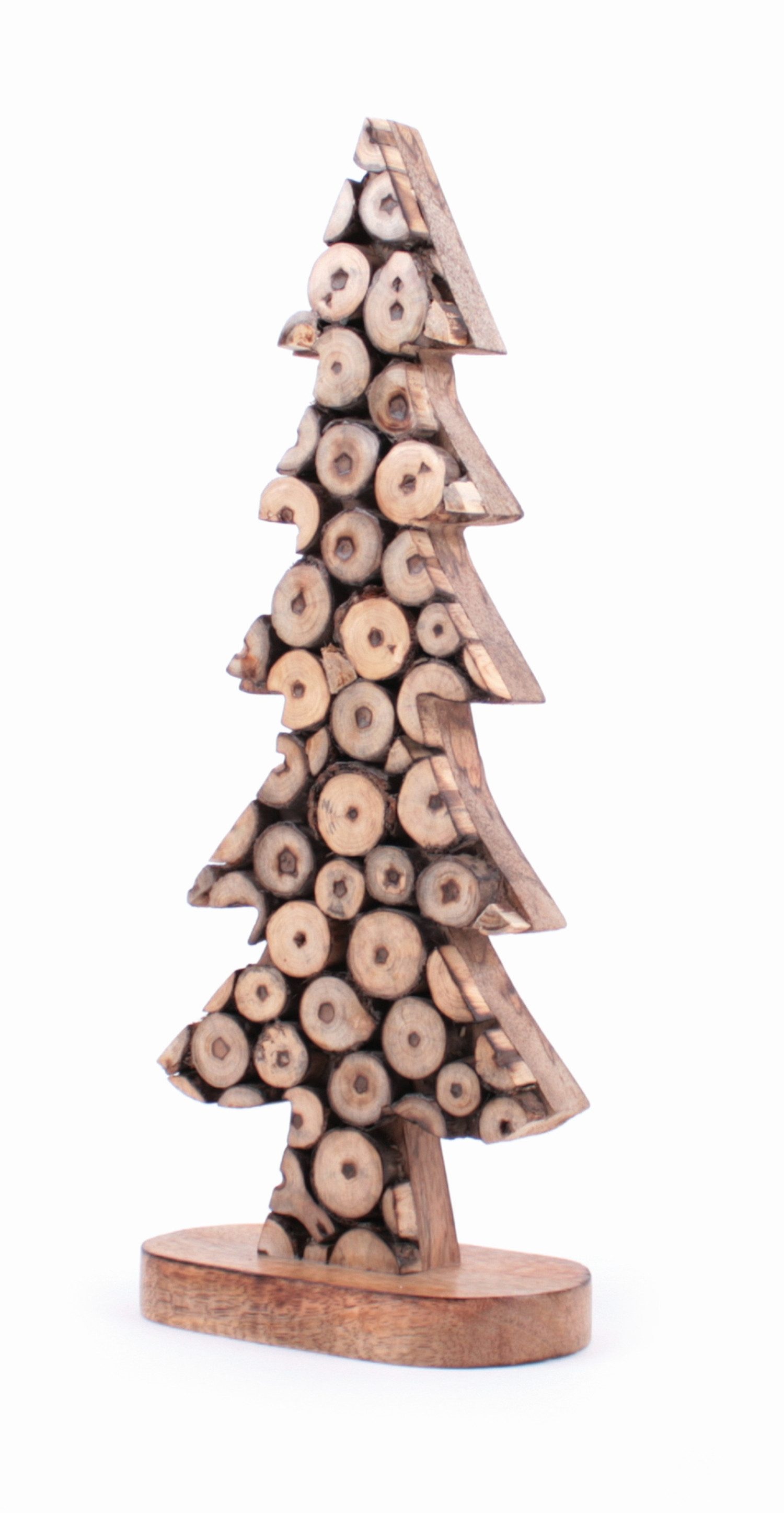 El Puente Dekoobjekt Dekoständer "Weihnachtsbaum", Handmade, Fair Trade