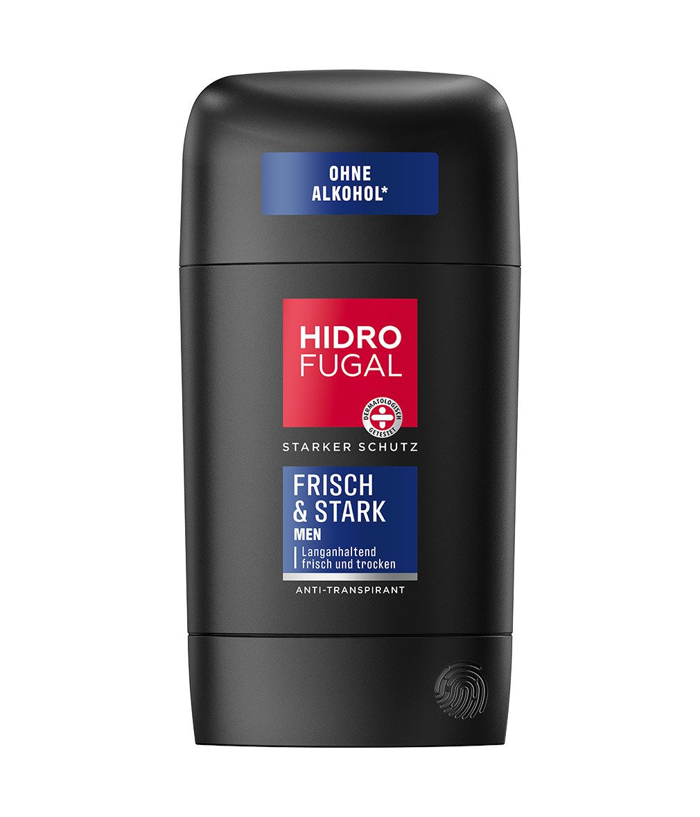 Hidrofugal Doppel Schutz Stick – Stark Gegen Schwitzen Bei Stress & Hitze | 50 Ml | Ohne Alkohol