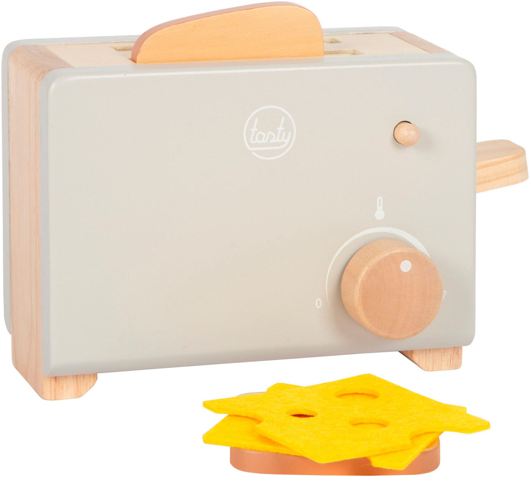 Small Foot Kinder-Toaster Toaster-Set, grau tasty