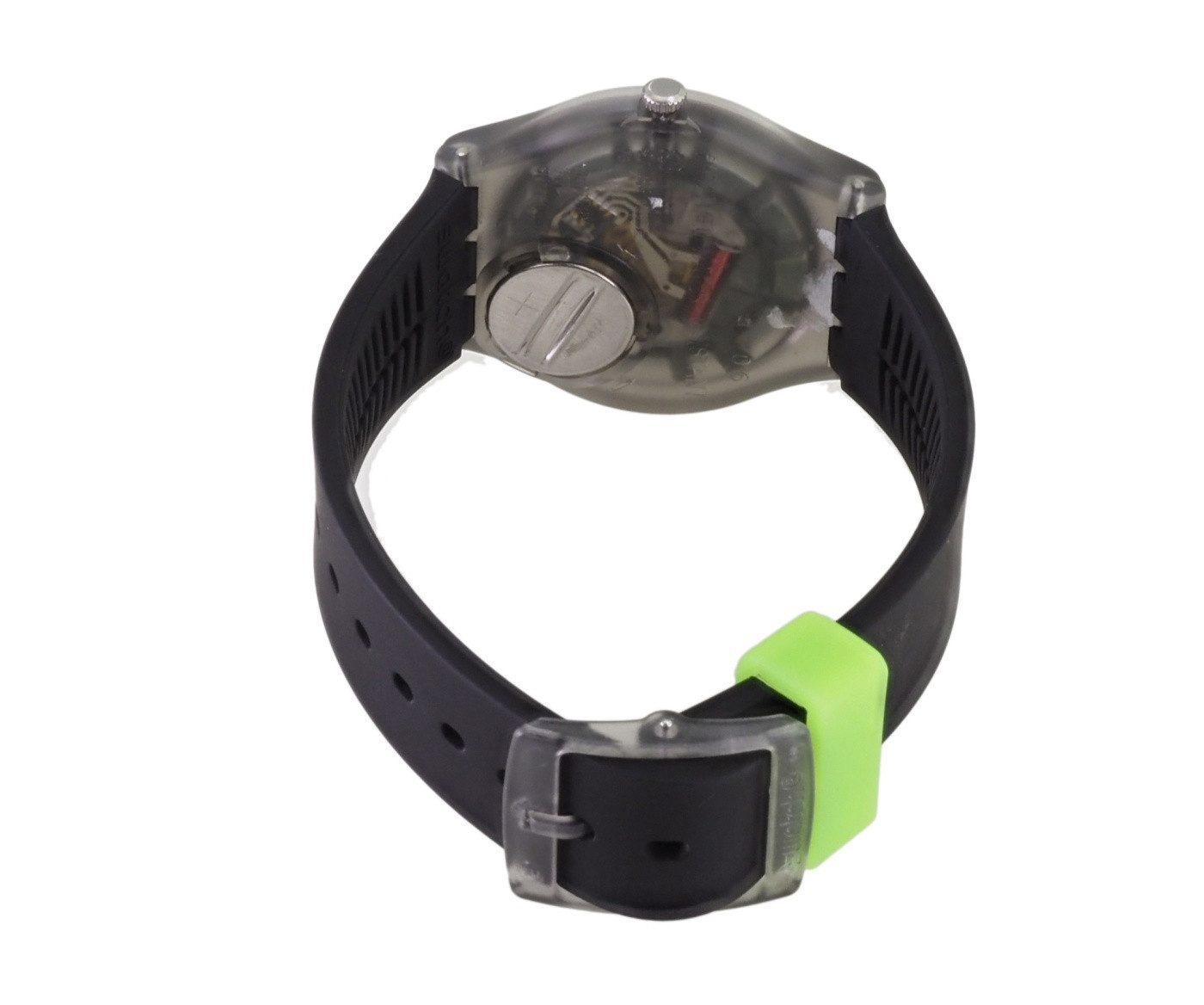 Swatch Quarzuhr Swatch Unisex Quarz Uhr GM189 FLUO LOOPY X17, (Grün)