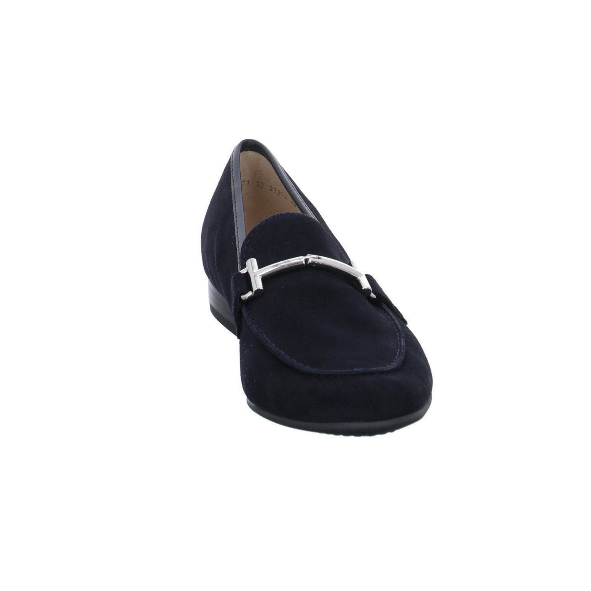 Ara Damen Slipper Schuhe Kent blau Veloursleder Slipper Slipper