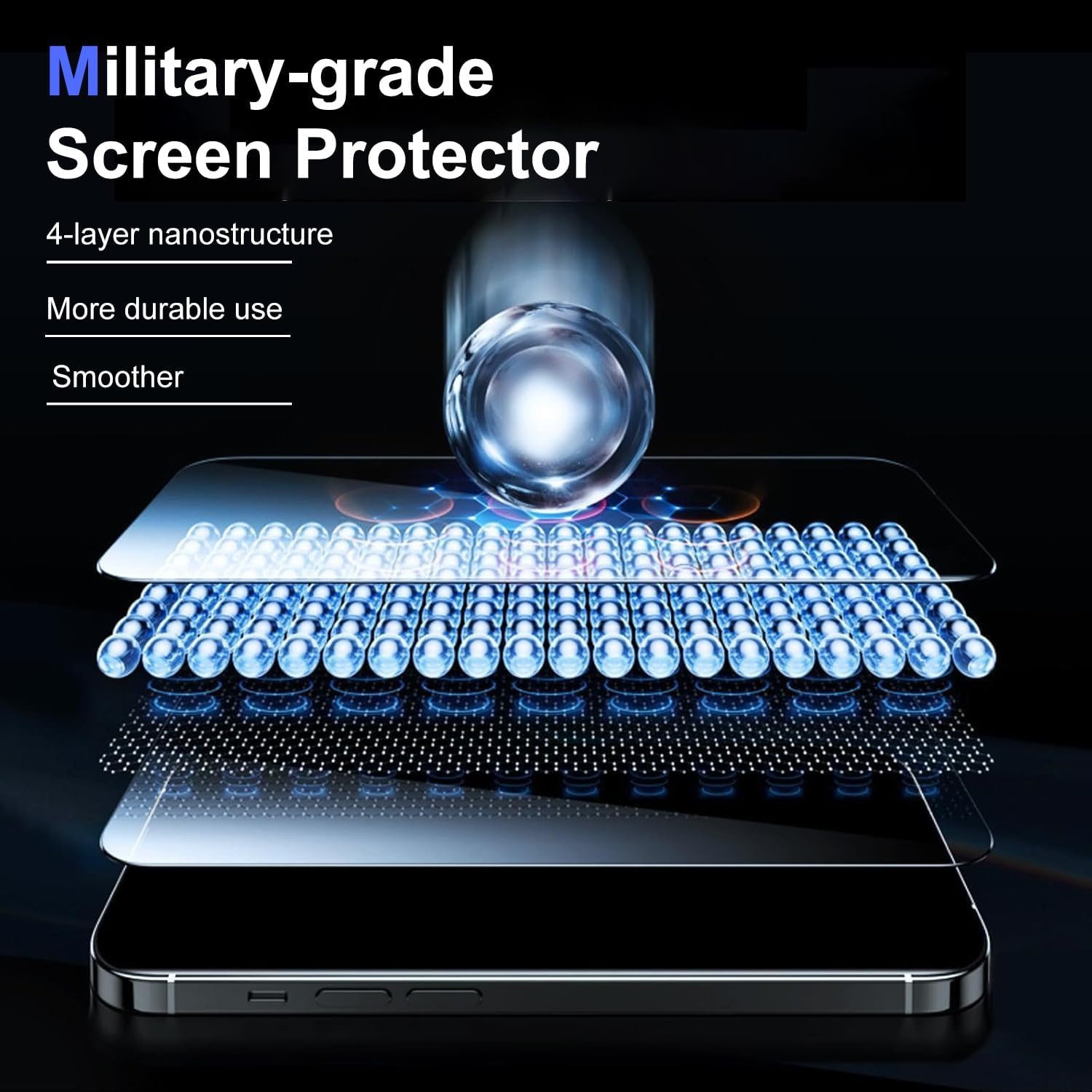 MSM Displayschutzglas 2X 6D Schutzglas für iPhone 16e Displayschutz Panzerfolie EASY INSTALL – Bild 5 von 5