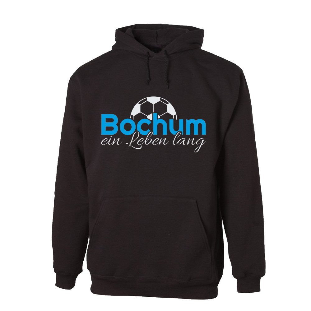 G-graphics Hoodie Bochum ein Leben lang Unisex Pullover mit einem Motiv für den echten Fan