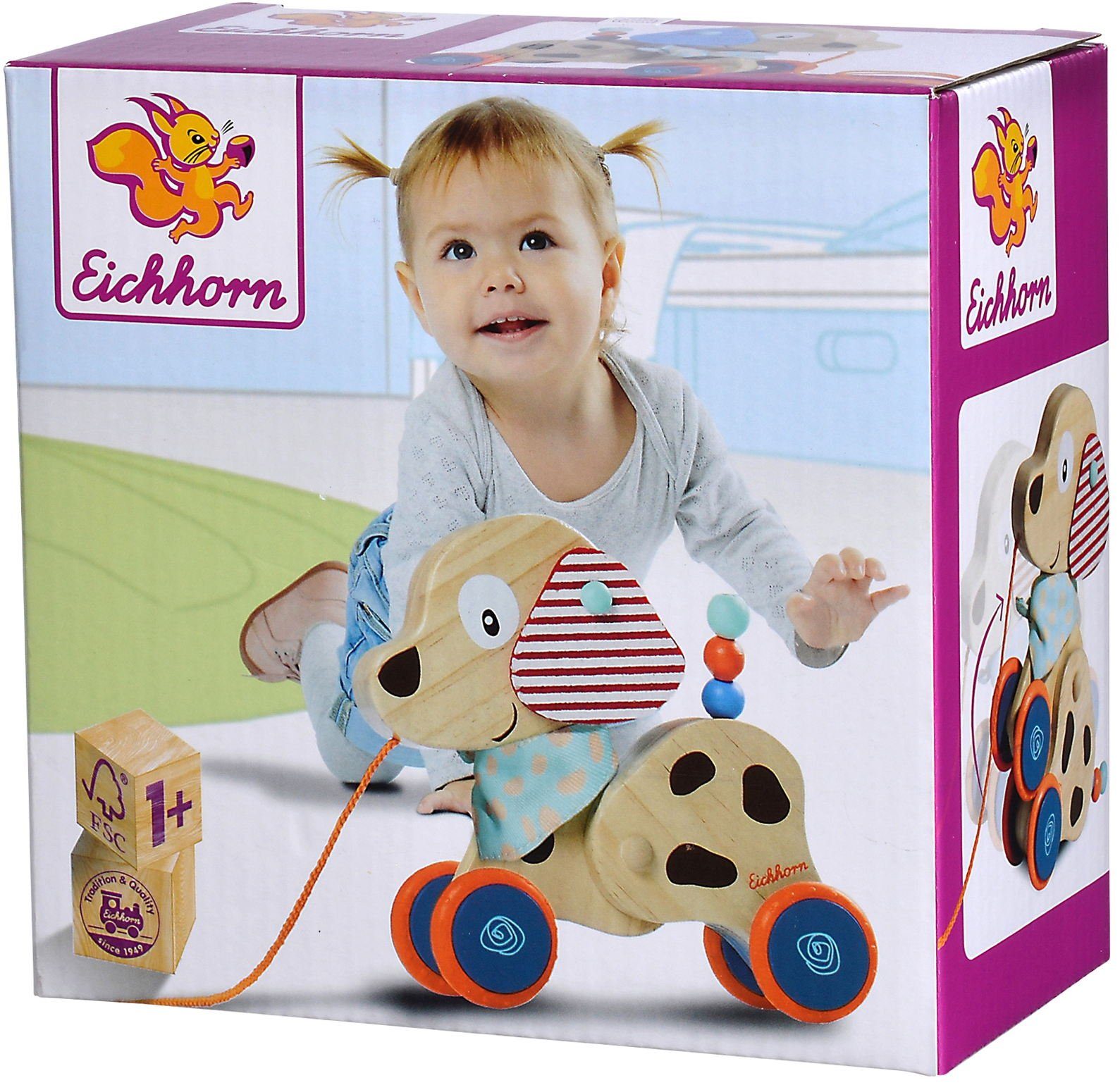 Eichhorn Nachziehtier Kleinkindwelt Nachziehtier Hund 100005586 günstig online kaufen