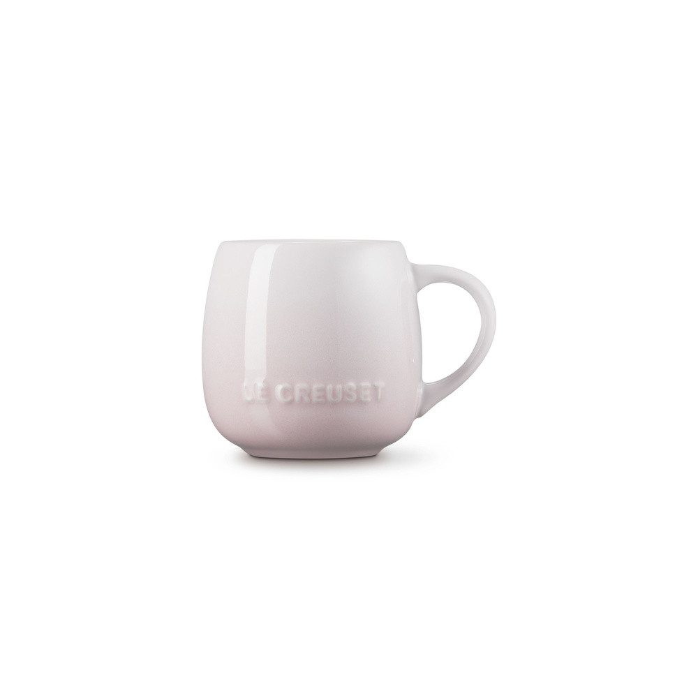 LE CREUSET Becher LeCreuset Kaffeebecher Coupe 320ml, Auswahl Shell Pink, Steinzeug