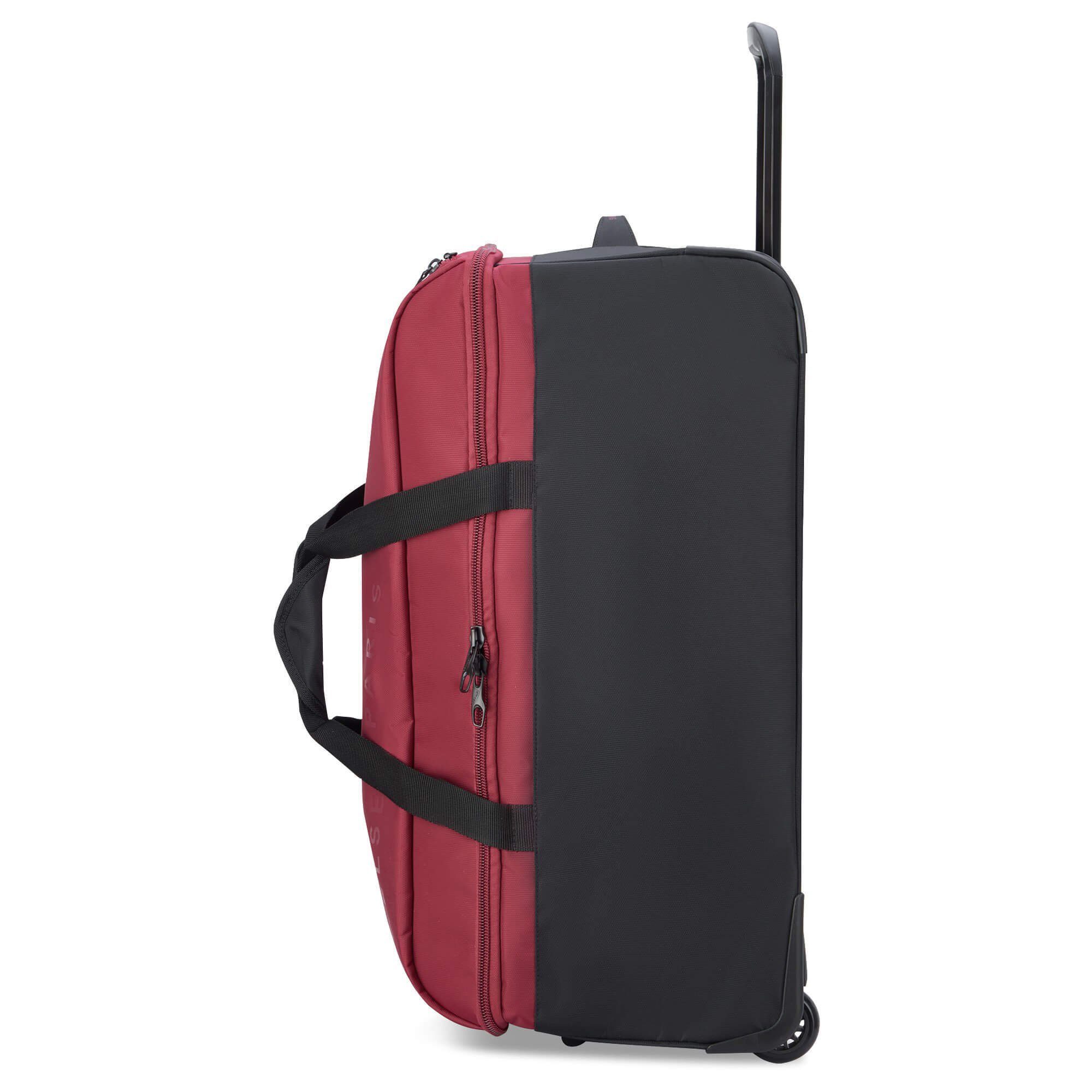 Reisetasche rot Egoa 69 cm Delsey 2-Rollenreisetasche (1-tlg) bordeaux Recycelt