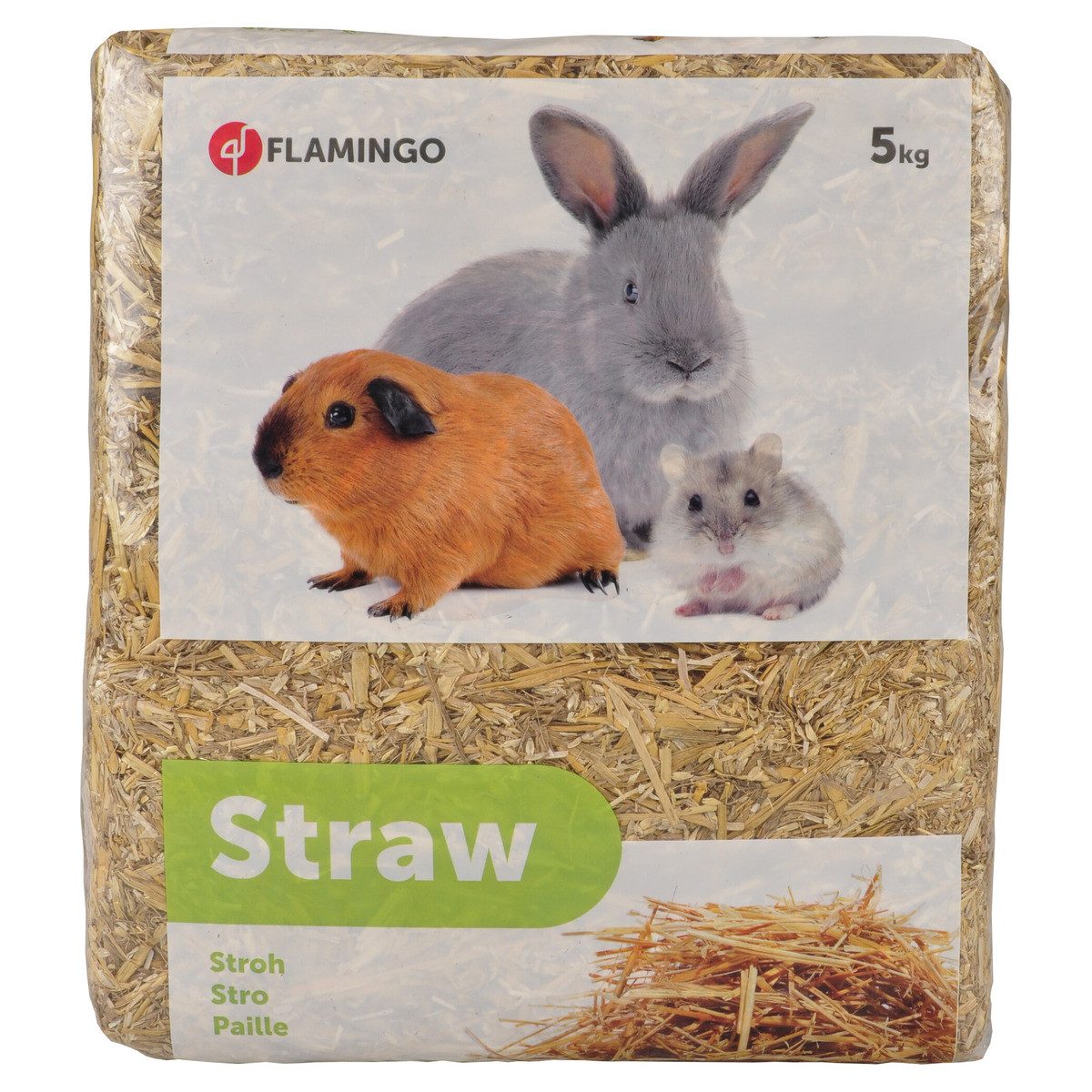 Flamingo Kleintierstreu Stroh 5 kg