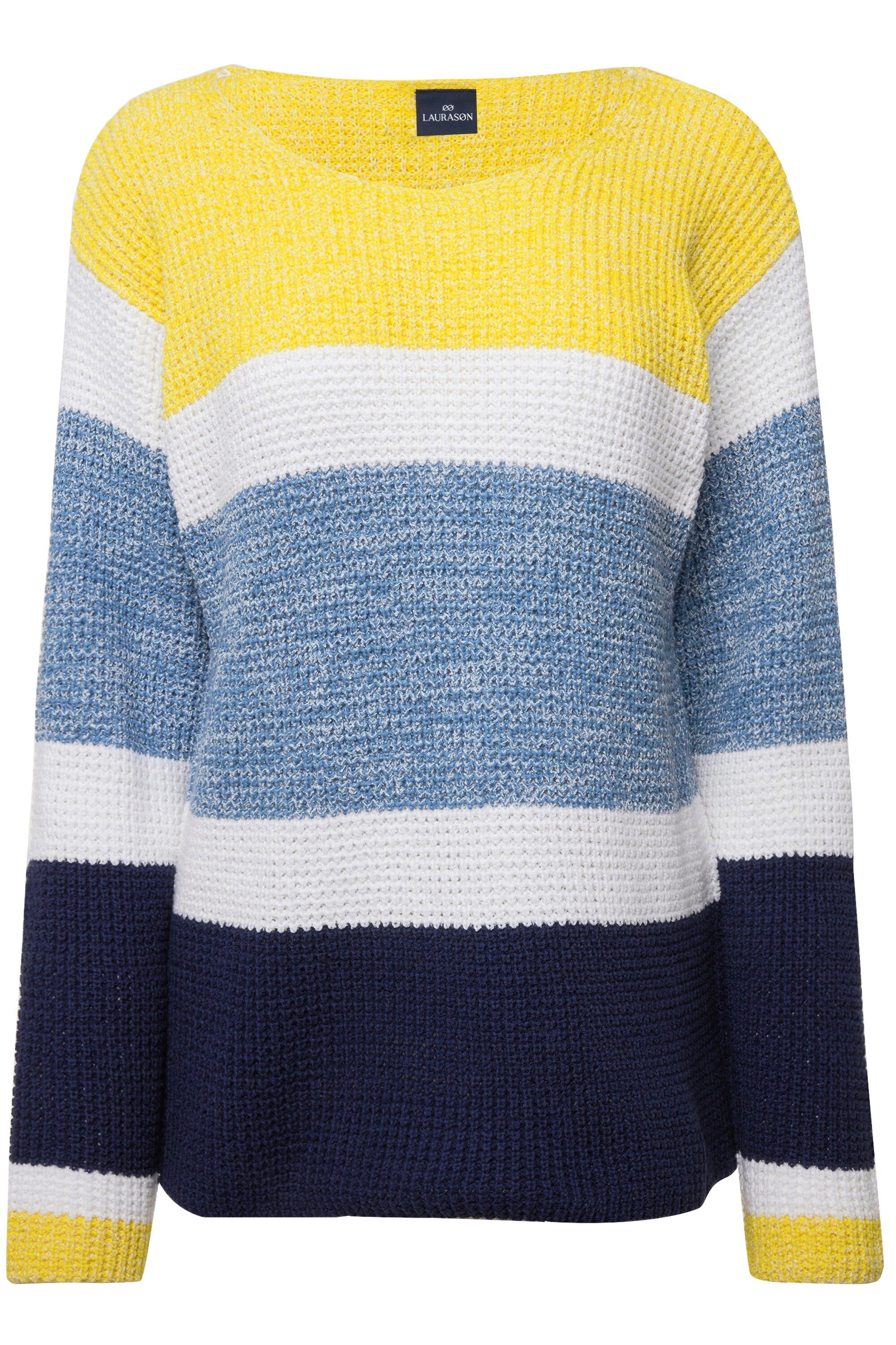 Laurasøn Strickpullover Pullover Langarm Rundhalsausschnitt günstig online kaufen