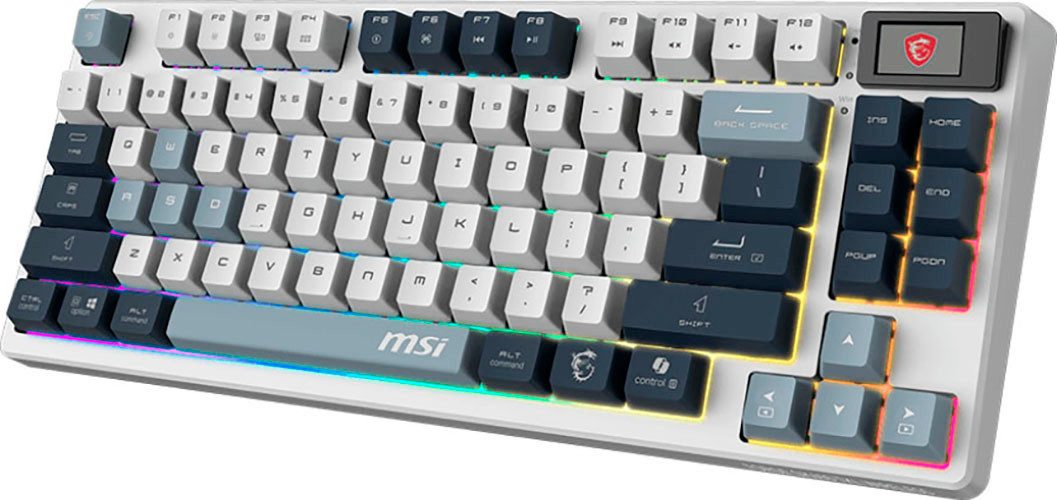 MSI FORGE GK600 TKL WIRELESS SKY Gaming-Tastatur
