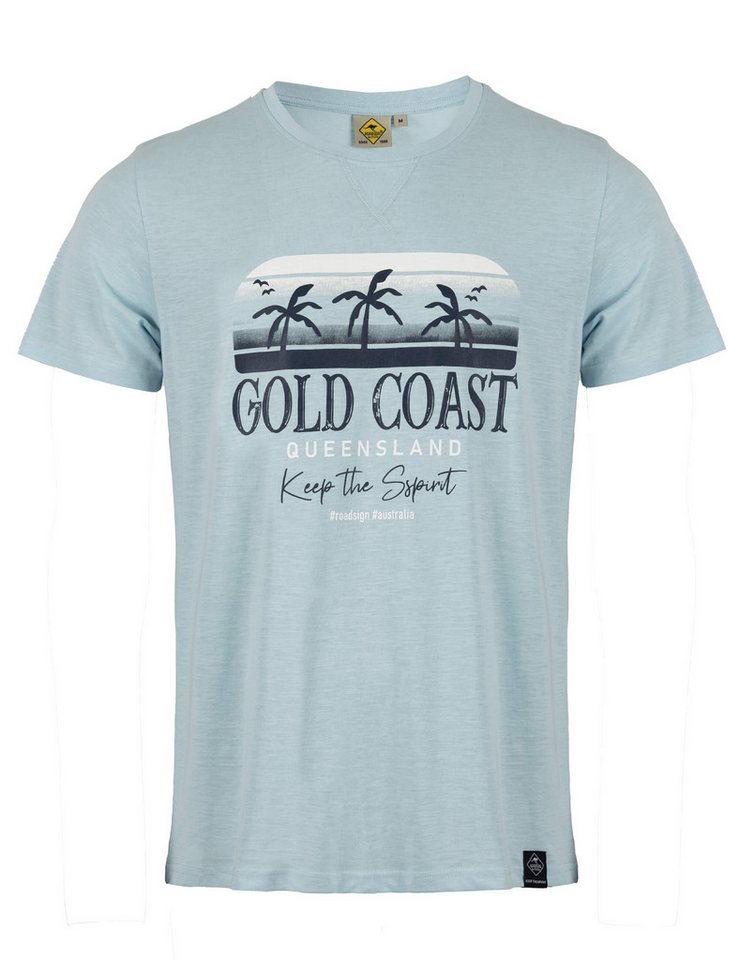 ROADSIGN australia T-Shirt Ocean Coast (1, 1-tlg., 1) mit Frontmotiv, weiche Baumwolle, sportlich lässiger Sommer-Look
