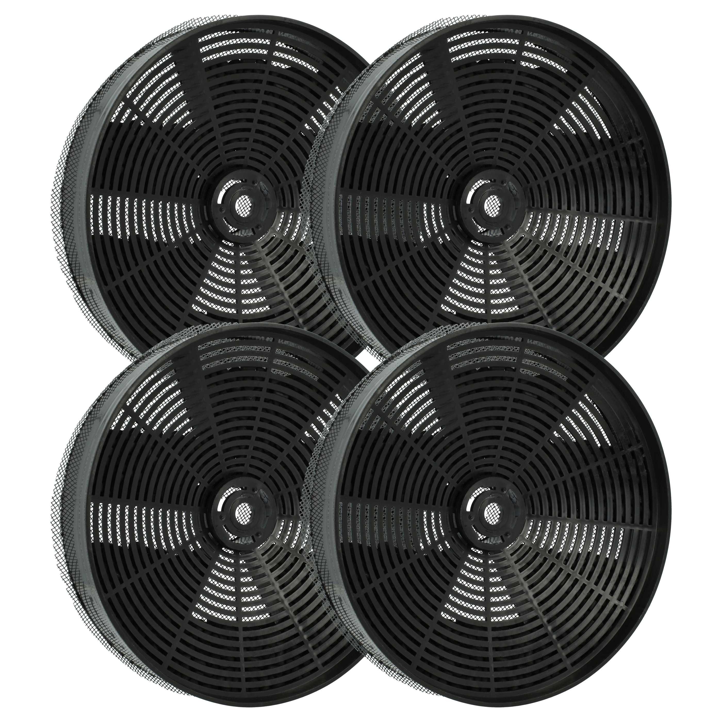 vhbw Aktivkohlefilter passend für Zanussi ZK60X 94264000300, ZK60W 94264000200, ZK90X, Zubehör für Zanussi ZK60X 94264000300 ZK60W 94264000200 ZK90X 94264000400